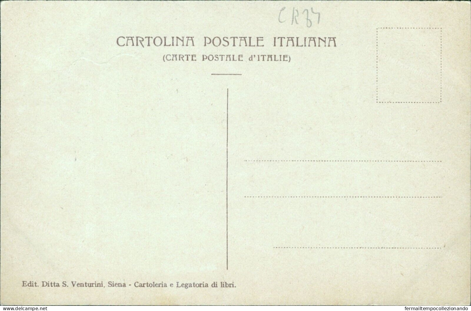 Cr84  Cartolina I 17 Paggi Delle Storiche Contrade Di Siena Lupa - Siena