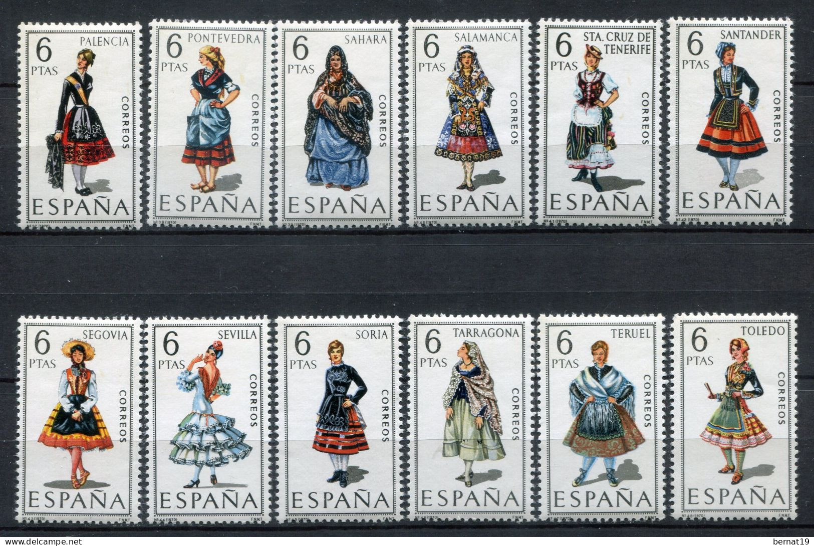 Spain 1970-1974 FIVE Complete Years ** MNH. - Collections (sans Albums)