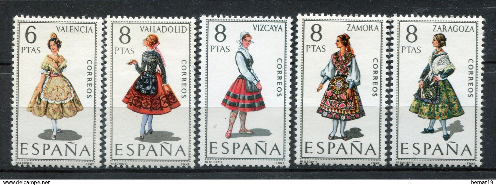 Spain 1970-1974 FIVE Complete Years ** MNH. - Sammlungen (ohne Album)