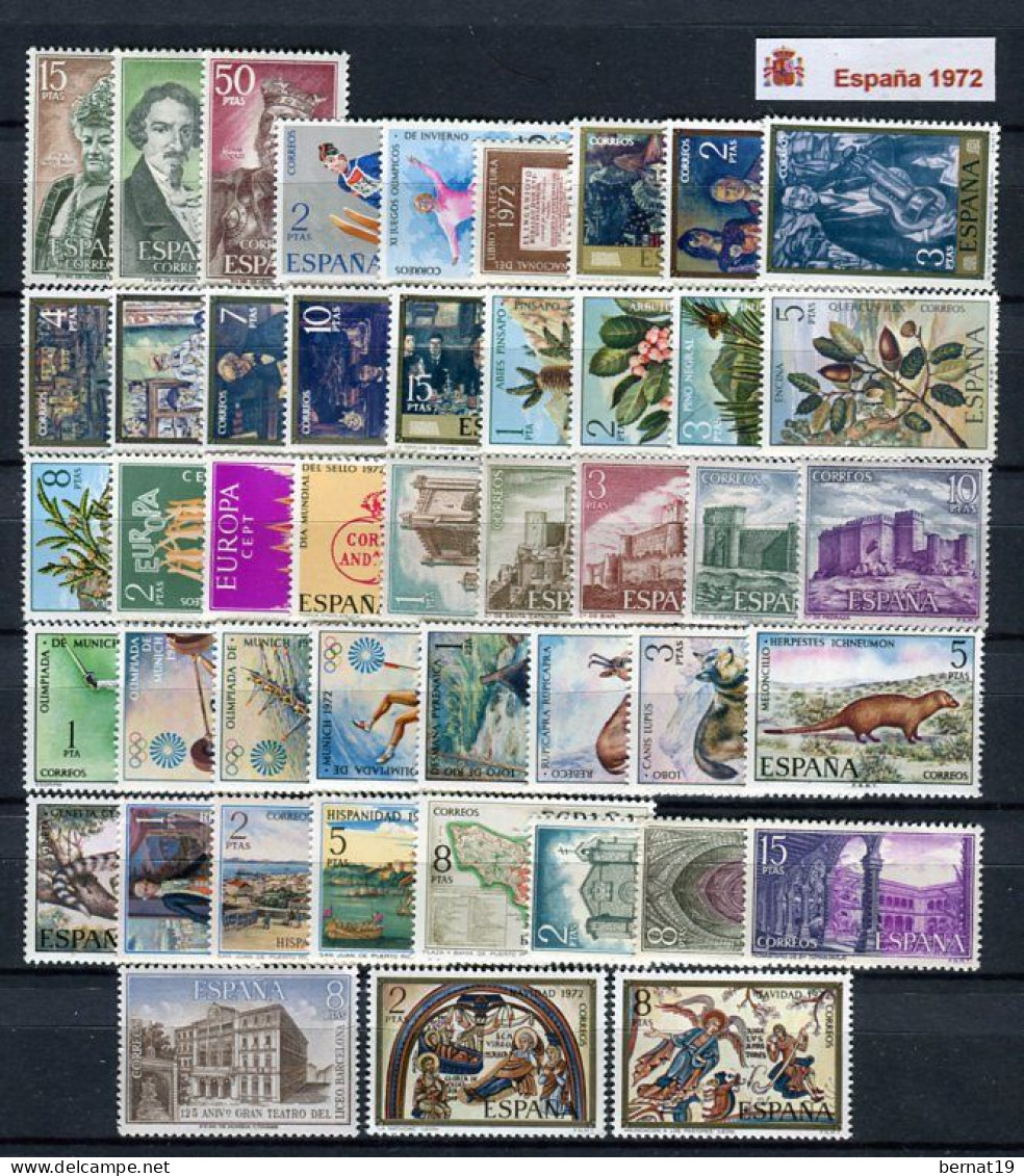 Spain 1970-1974 FIVE Complete Years ** MNH. - Sammlungen (ohne Album)