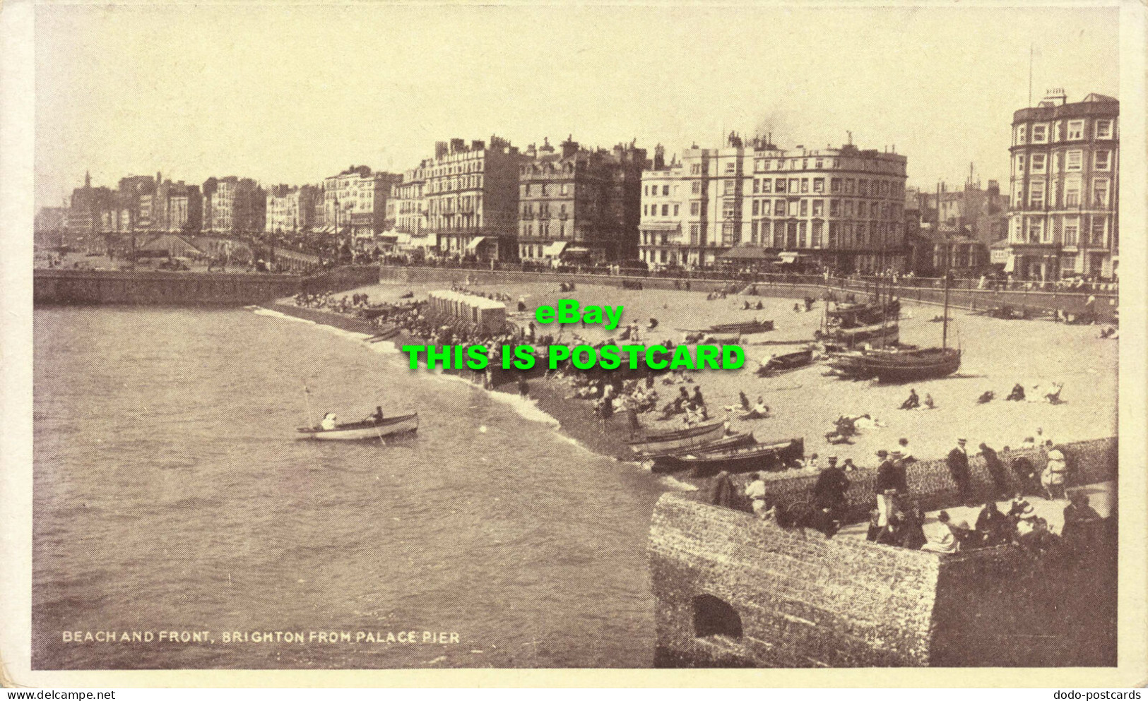 R597938 Beach And Front. Brighton From Palace Pier. Brighton Palace Series No. 3 - Wereld