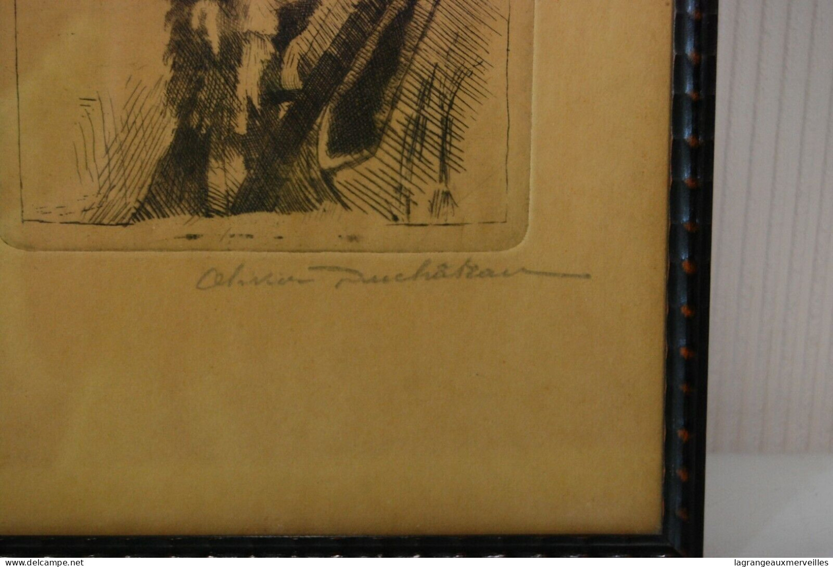 E1 Oeuvre - Olivier Duchateau 1876 1939 - Le Vieillard - Coté - Andere & Zonder Classificatie