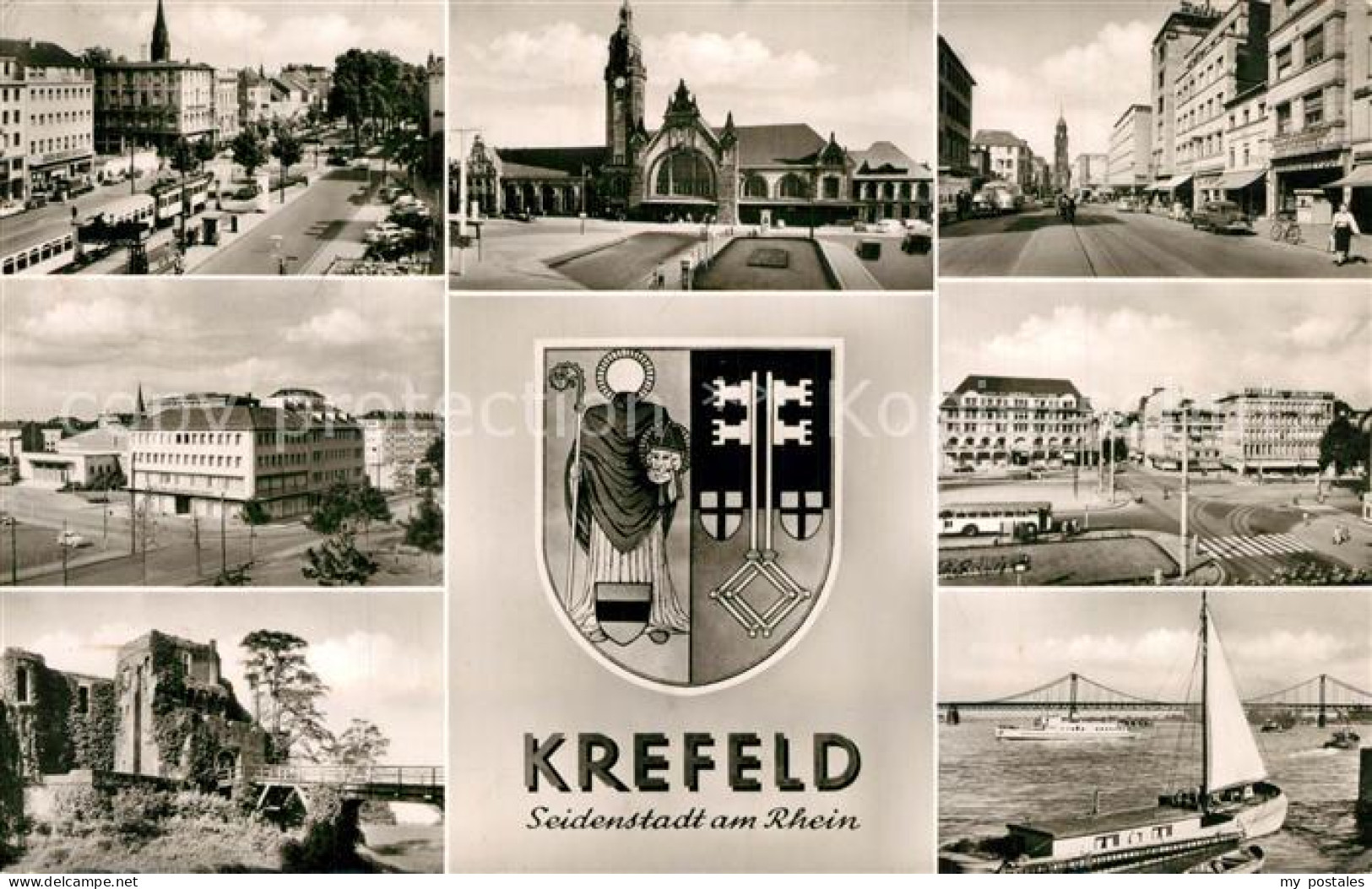 73603349 Krefeld Hauptpostamt Hafen Stadtansichten Krefeld - Krefeld