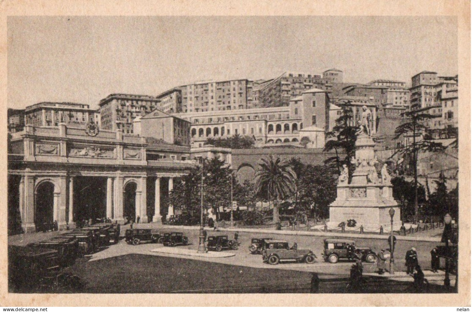 GENOVA - PIAZZA ACQUAVERDE - STAZIONE PRINCIPE E MONUMENTO A COLOMBO - F.P. - Genova (Genoa)