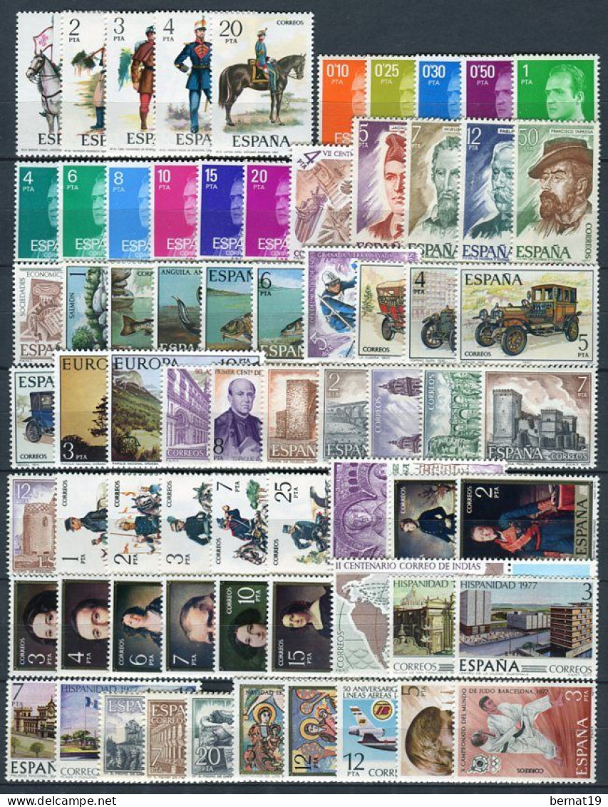 Spain 1975-1979 FIVE Complete Years ** MNH. - Collections (without Album)