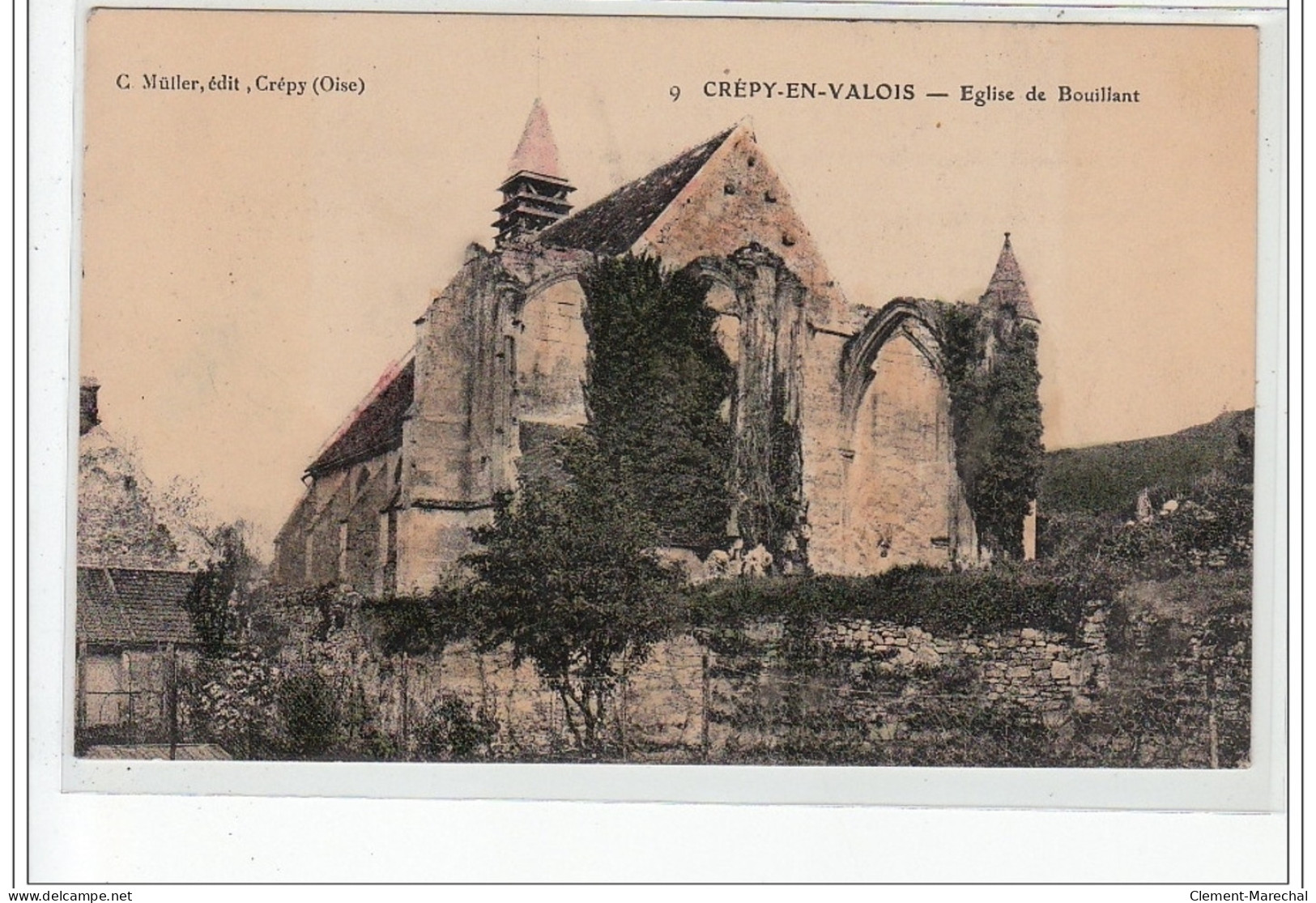 CREPY EN VALOIS - Eglise De Bouillant - Très Bon état - Crepy En Valois