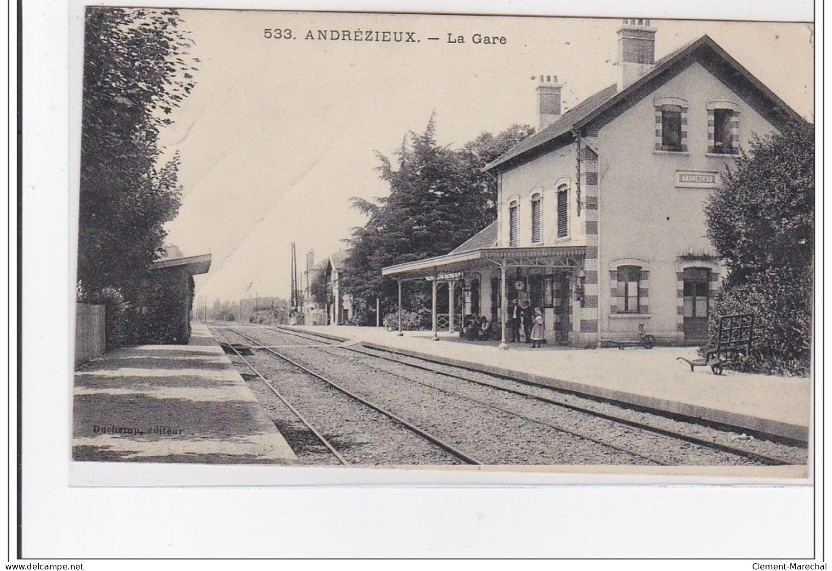 ANDREZIEUX : La Gare - Tres Bon Etat - Sonstige & Ohne Zuordnung