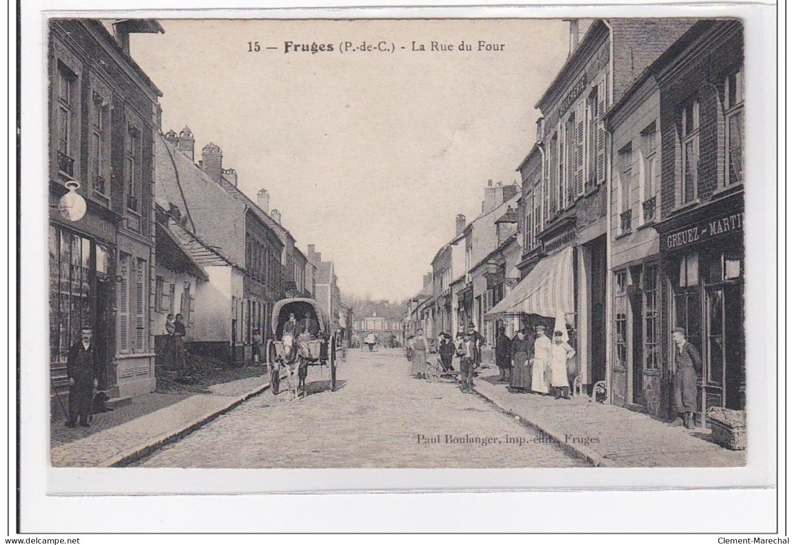FRUGES : La Rue Du Four - Tres Bon Etat - Fruges