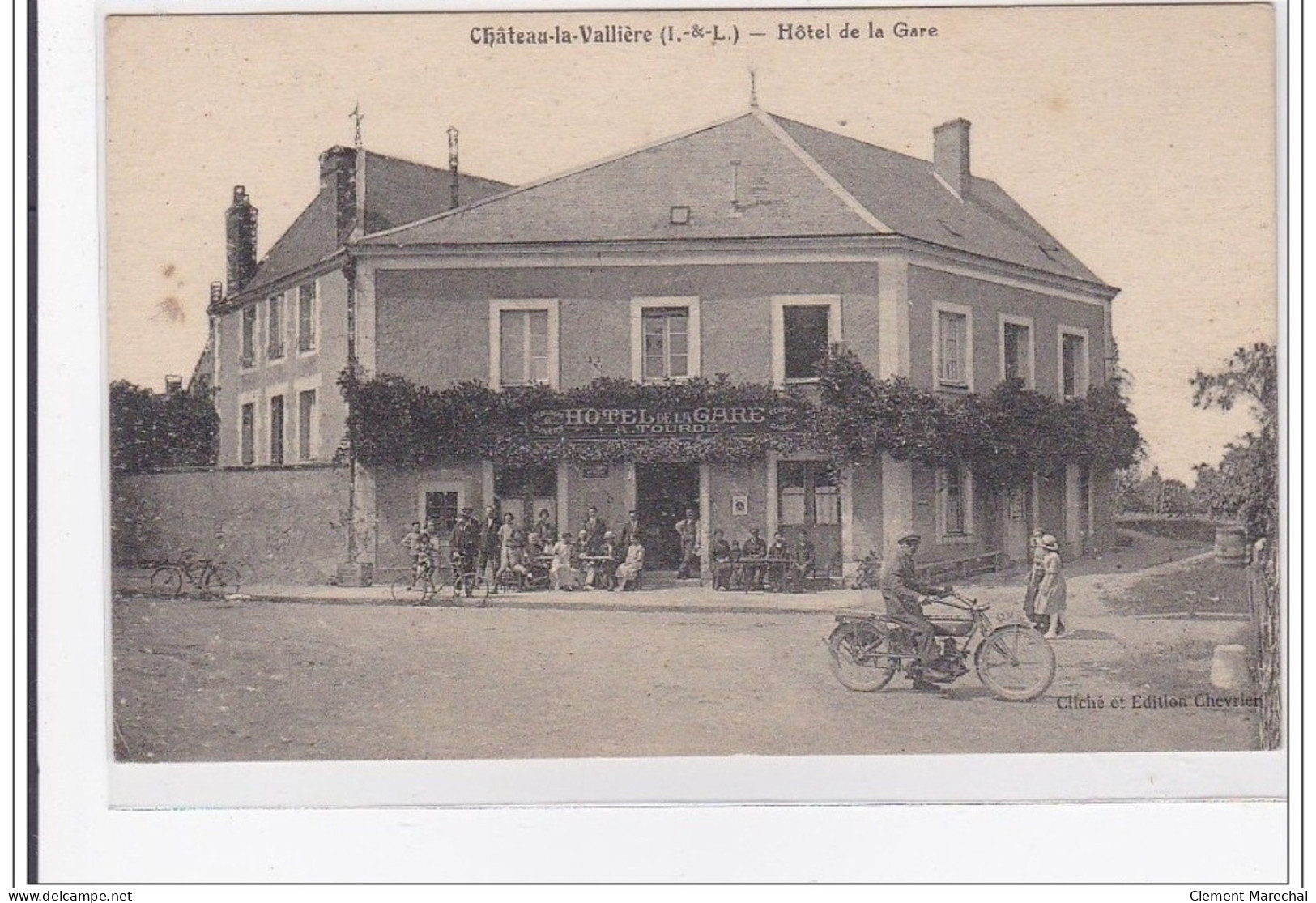 CHATEAU-la-VALLIERE : Hotel De La Gare - Tres Bon Etat - Sonstige & Ohne Zuordnung