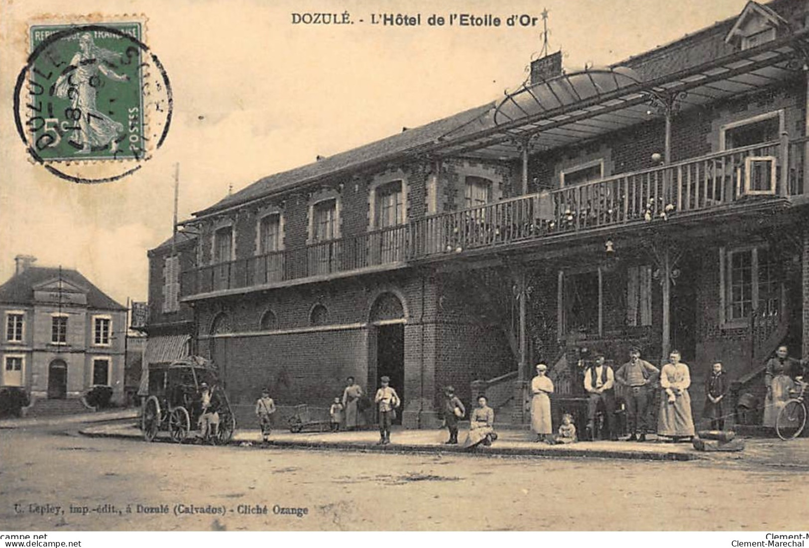 DOZULE : L'hotel De L'étoile D'or - Tres Bon Etat - Trouville