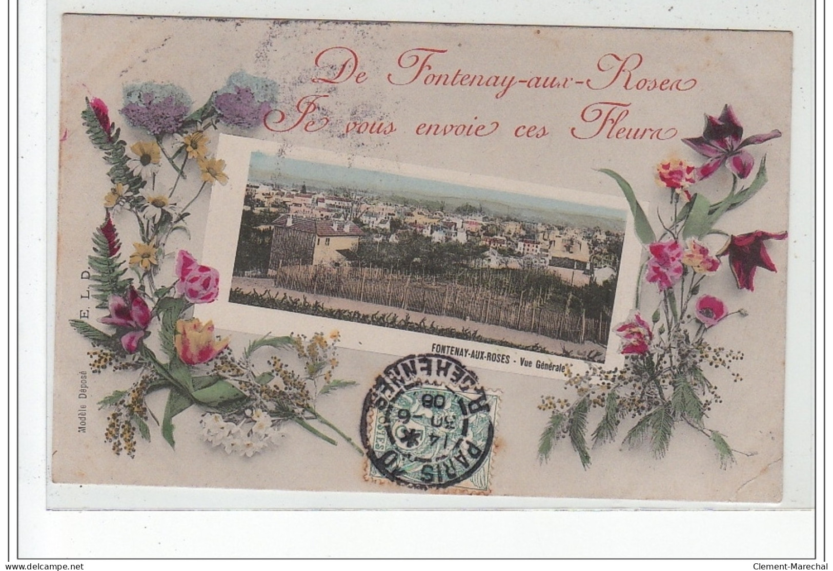 De FONTENAY AUX ROSES, Je Vous Envoie Ces Fleurs - Très Bon état - Fontenay Aux Roses