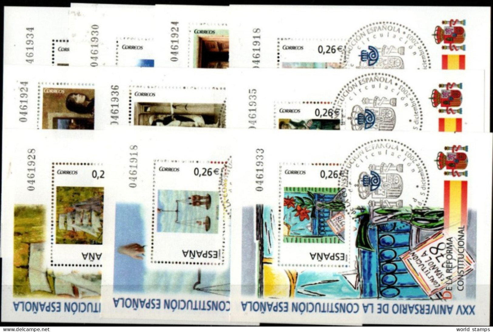 ESPAGNE 2003 O - Blocks & Sheetlets & Panes