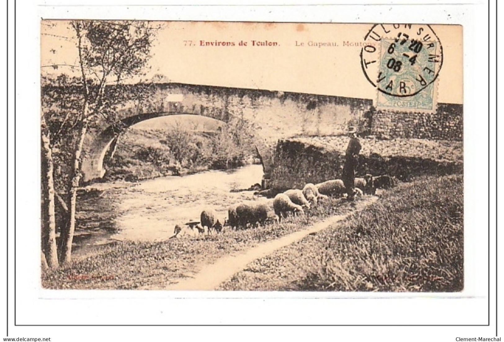 ENVIRONS DE TOULON : Le Gapeau, Moutons  - Tres Bon état - Sonstige & Ohne Zuordnung