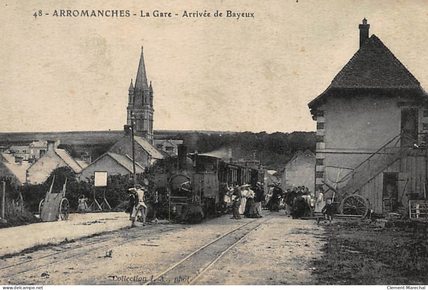 ARROMANCHES : La Gare, Arrivée De Bayeux - Tres Bon Etat - Arromanches