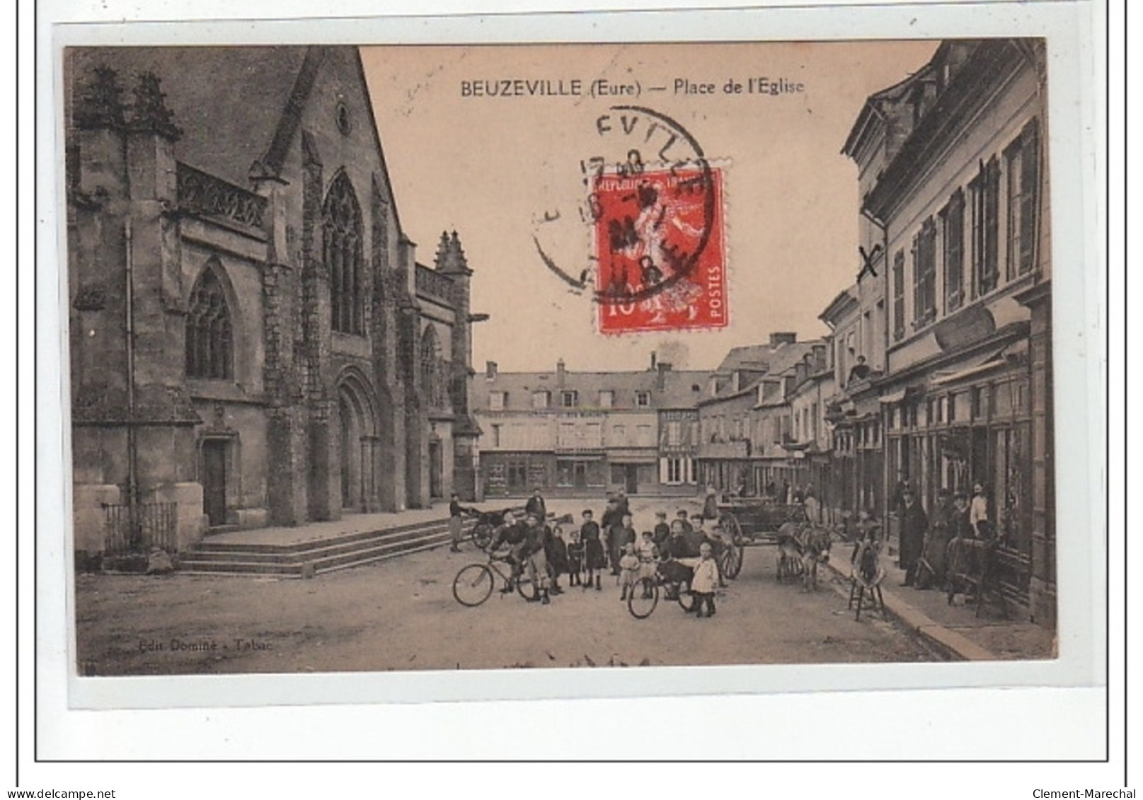 BEUZEVILLE - Place De L'Eglise - Très Bon état - Autres & Non Classés