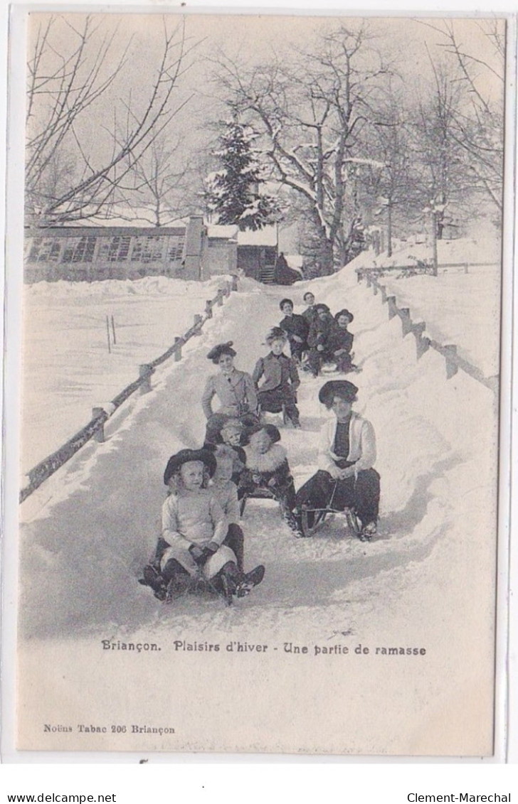 BRIANCON : Une Partie De Ramasse (luge) - Tres Bon Etat - Briancon