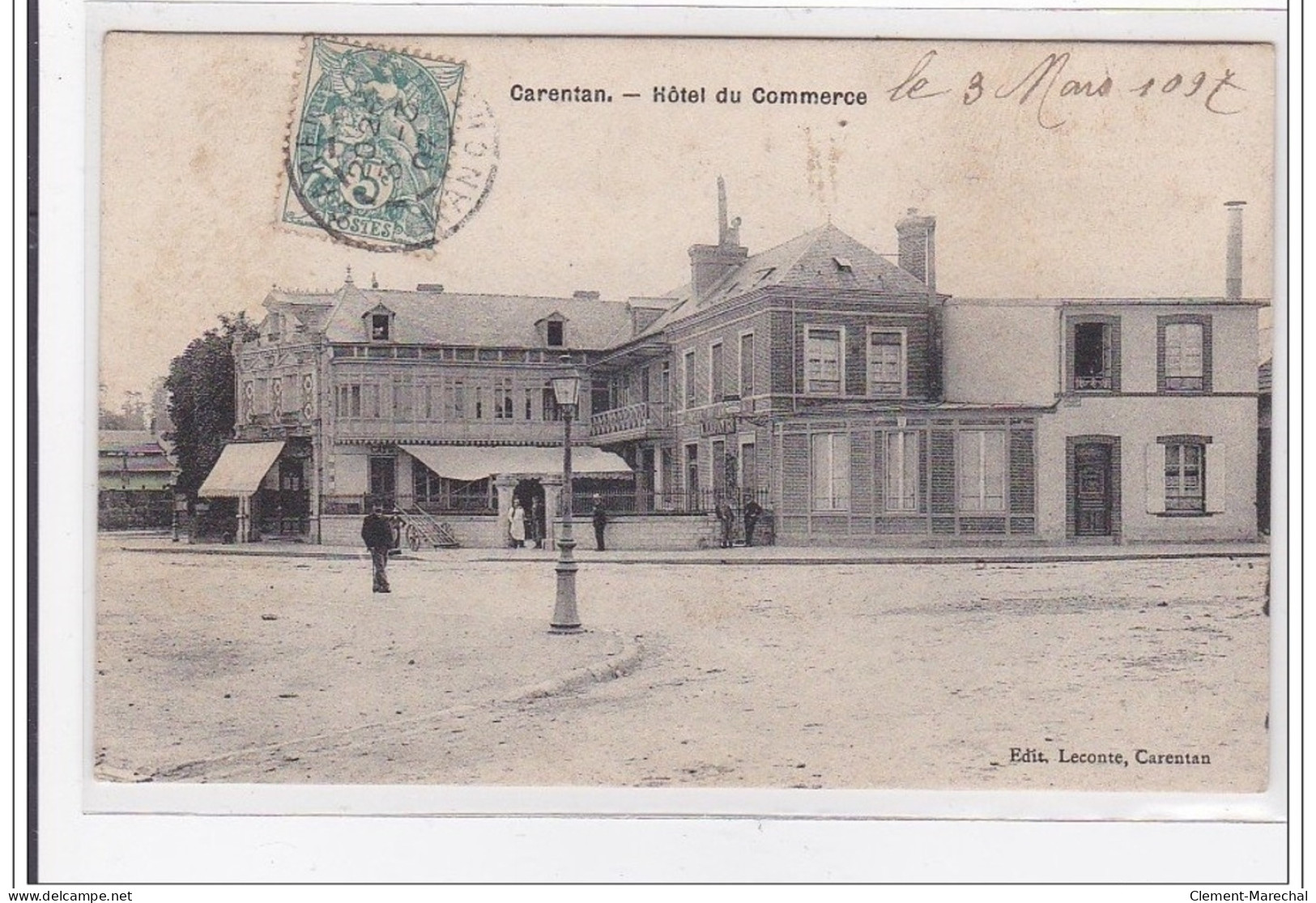 CARENTAN : Hotel Du Commerce - Tres Bon Etat - Carentan
