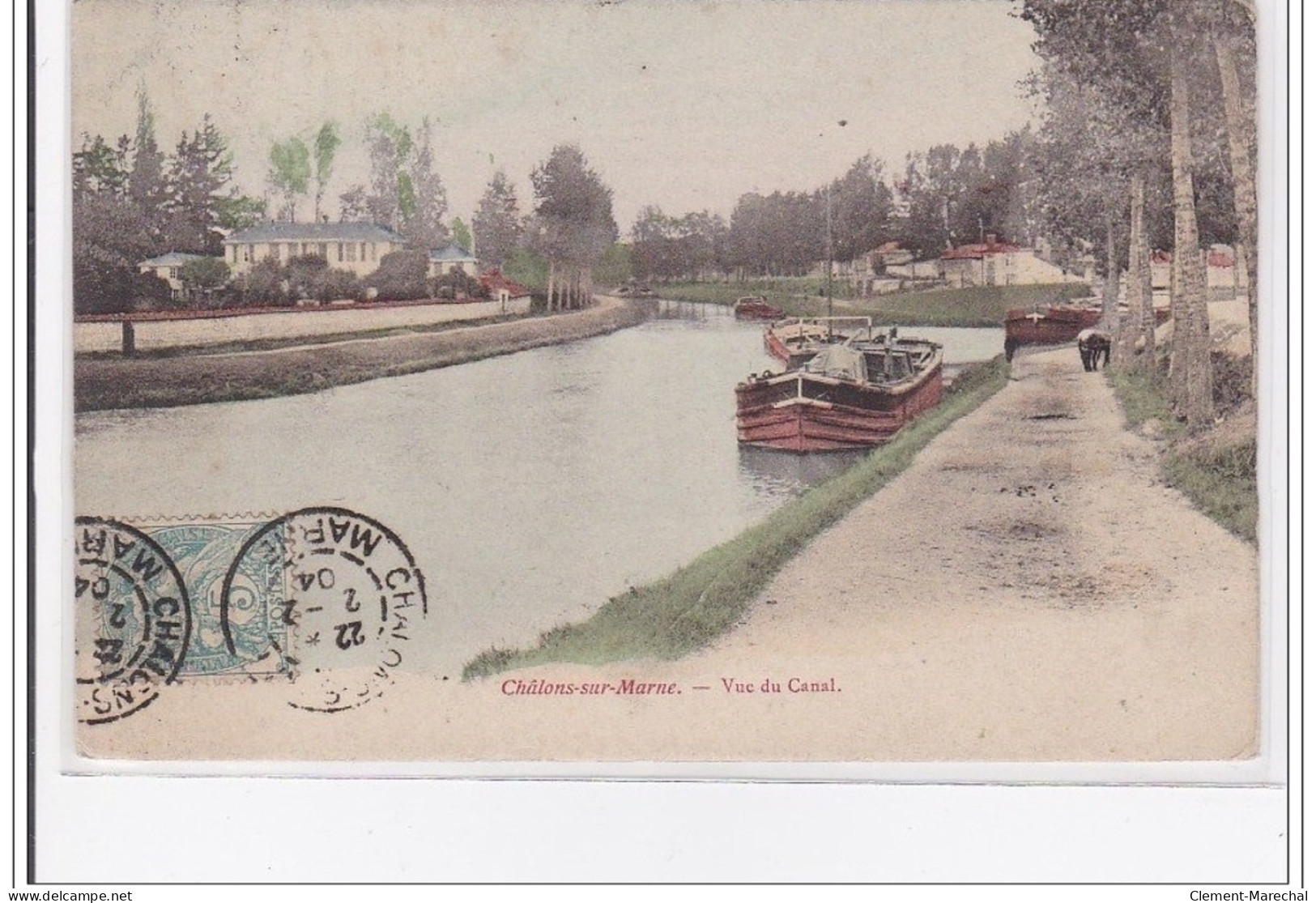 CHALONS-sur-MARNE : Vue Du Canal - Tres Bon Etat - Châlons-sur-Marne