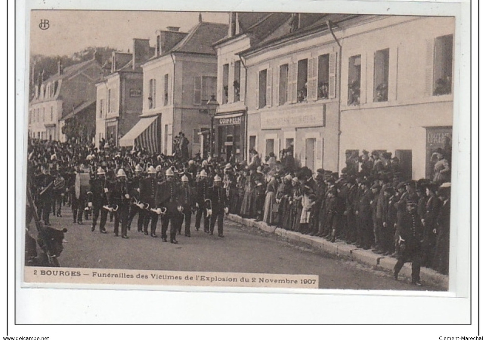 BOURGES - Funérailles Des Victimes De L'explosion Du 2 Novembre 1907 - Très Bon état - Bourges