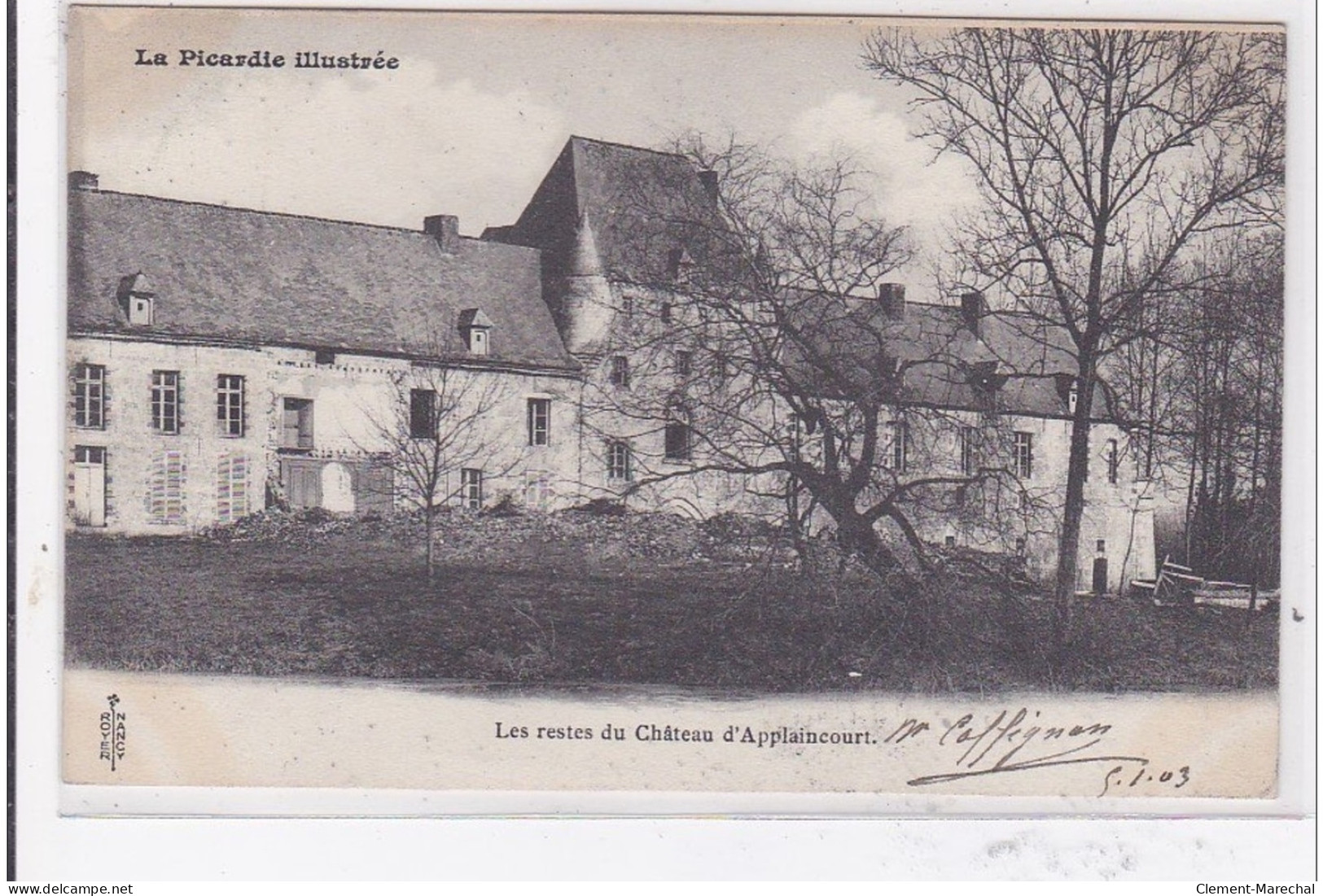 APPLAINCOURT : Le Restes Du Chateau D'applaincourt - Tres Bon Etat - Altri & Non Classificati