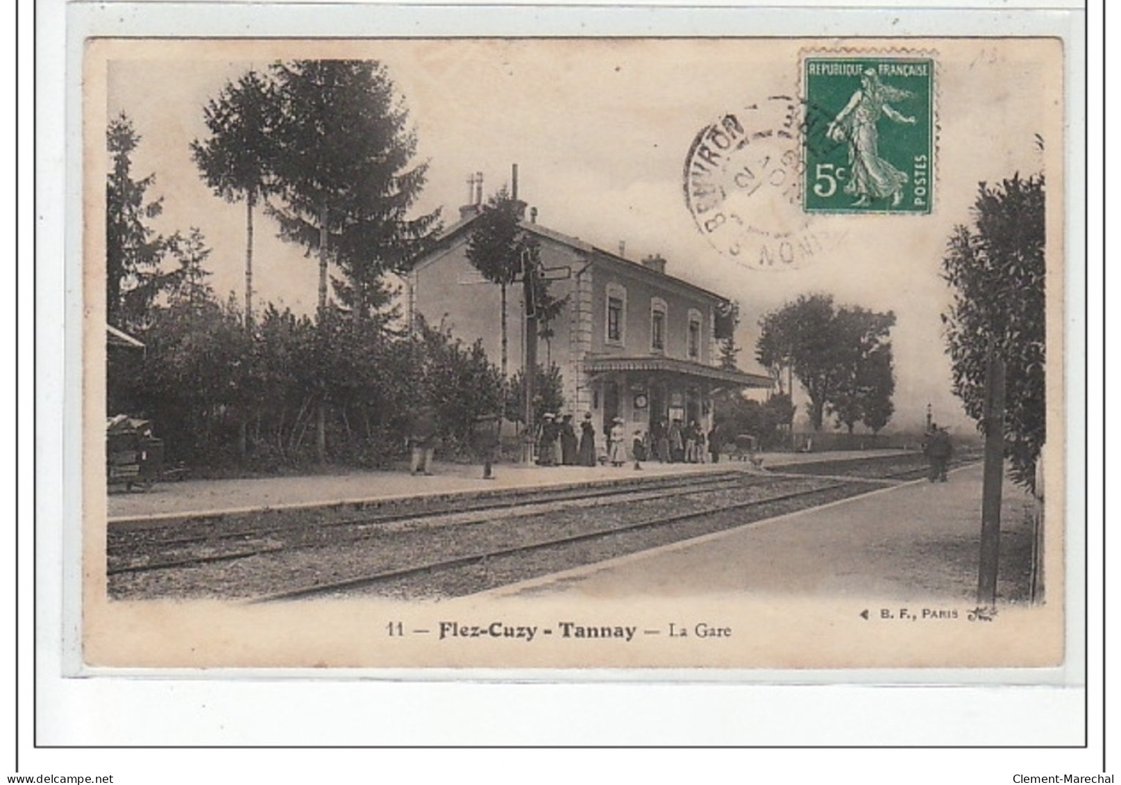 FLEZ-CUZY-TANNAY - La Gare - Très Bon état - Tannay