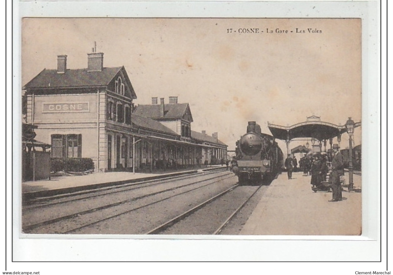 COSNE - La Gare - Les Voies - Très Bon état - Cosne Cours Sur Loire