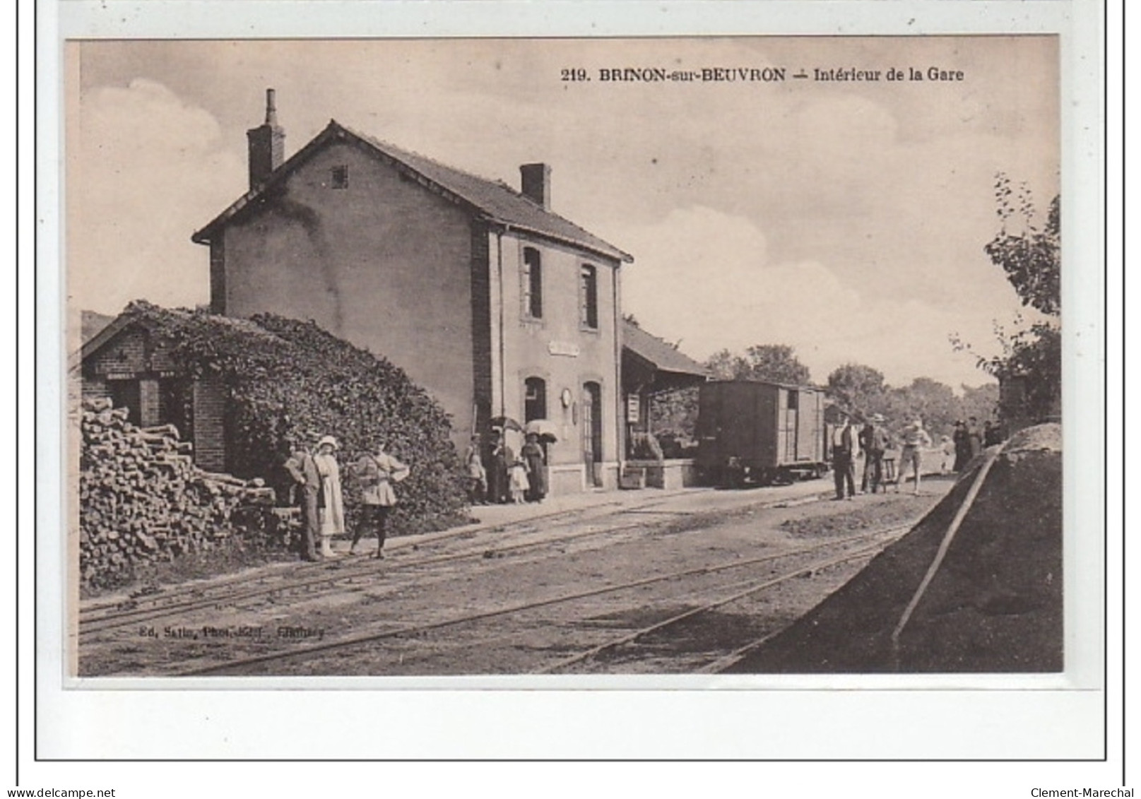 BRINON SUR BEUVRON - Intérieur De La Gare - Très Bon état - Brinon Sur Beuvron