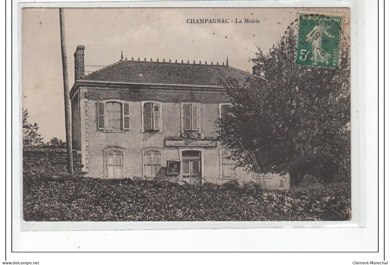 CHAMPAGNAC - La Mairie - Très Bon état - Sonstige & Ohne Zuordnung