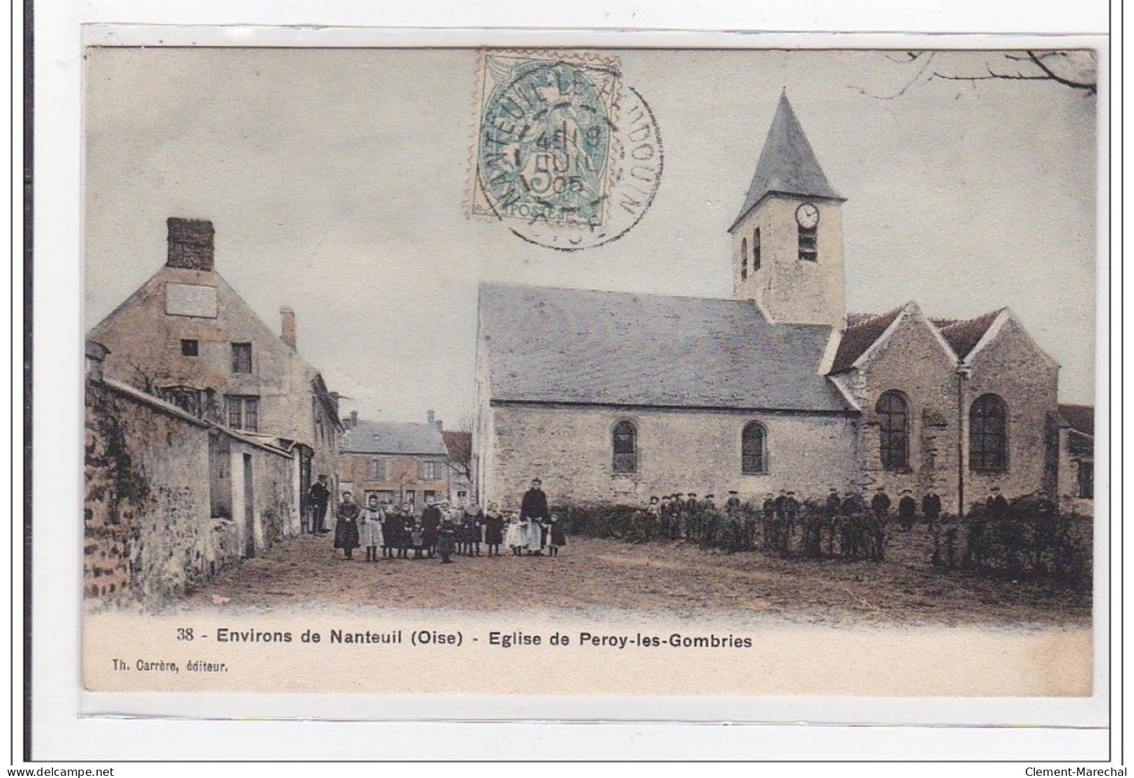 ENVIRONS DE NANTEUIL : Eglise De Peroy-les-gombries - Etat - Sonstige & Ohne Zuordnung
