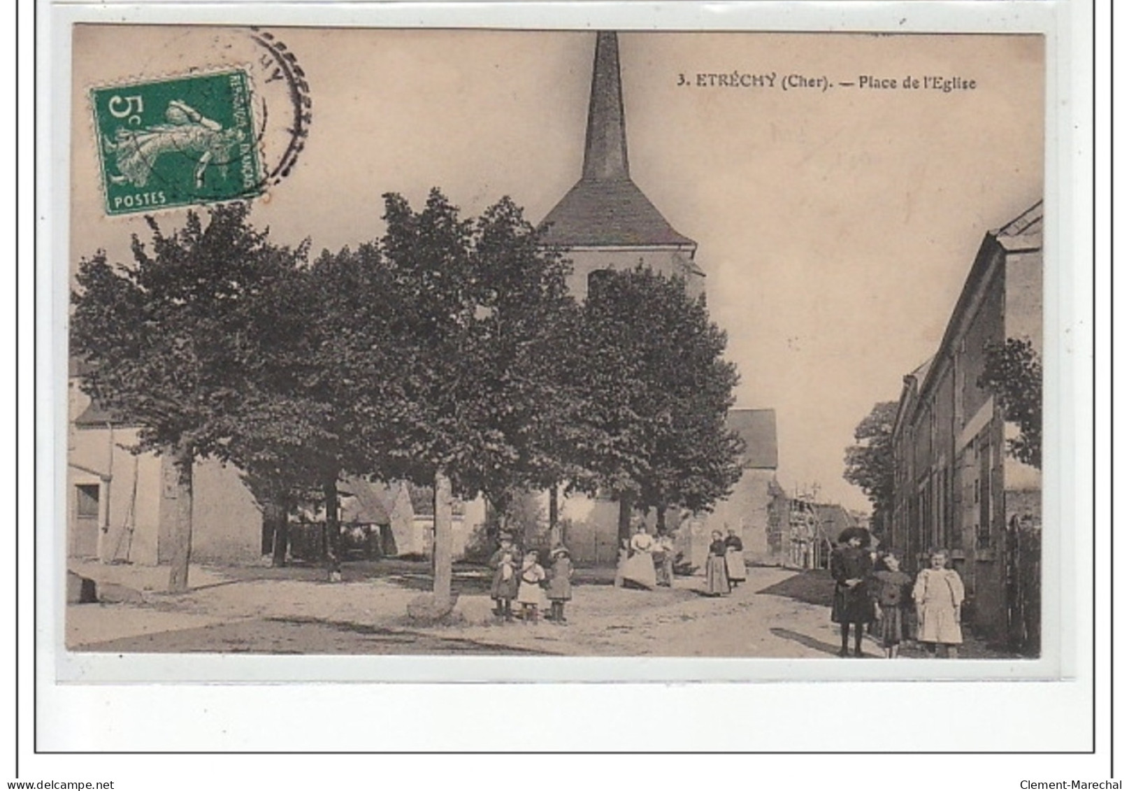 ETRECHY - Place De L'Eglise - Très Bon état - Sonstige & Ohne Zuordnung
