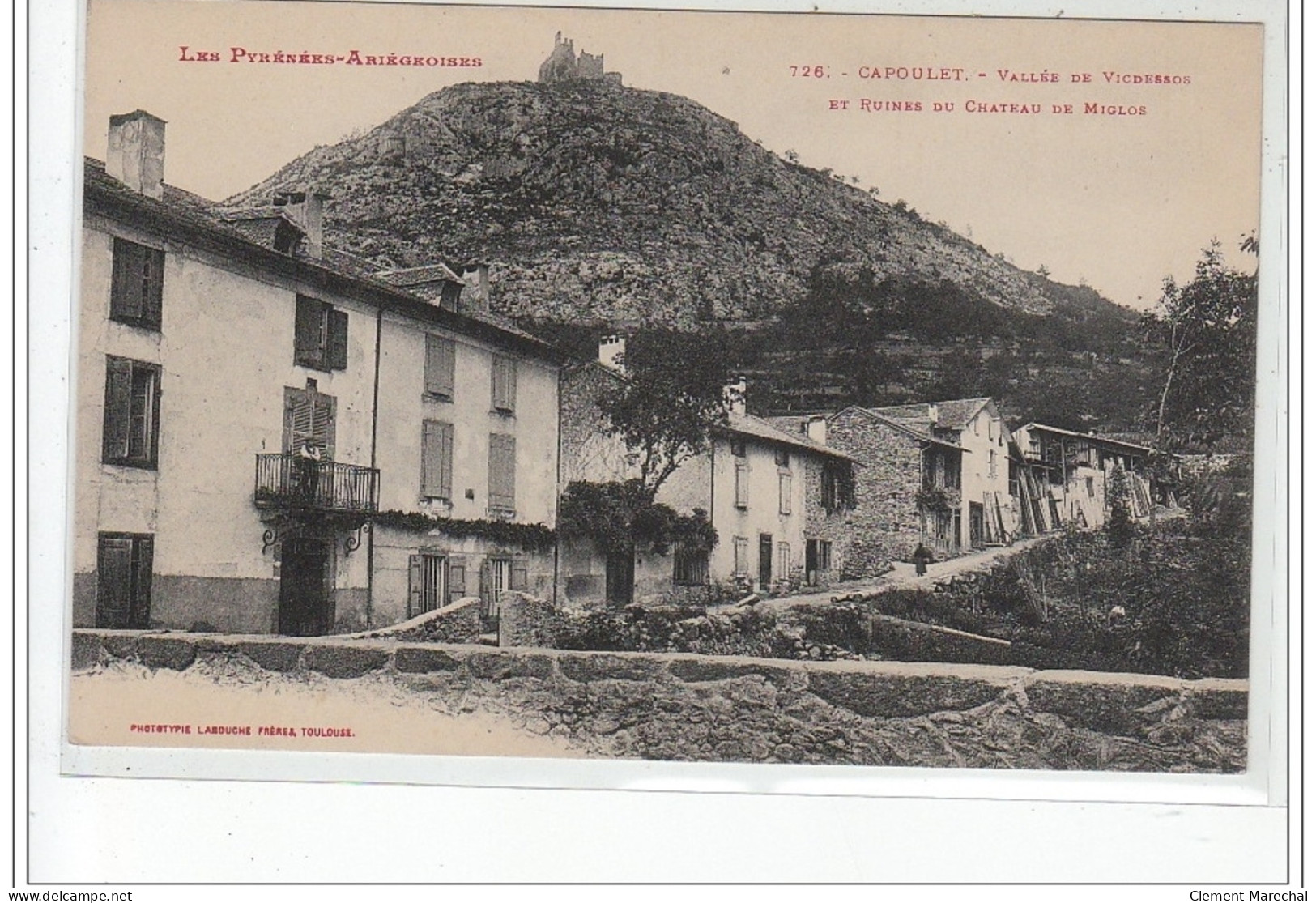 CAPOULET - Vallée De Vicdessos Et Ruines Du Château De Miglos - Très Bon état - Other & Unclassified