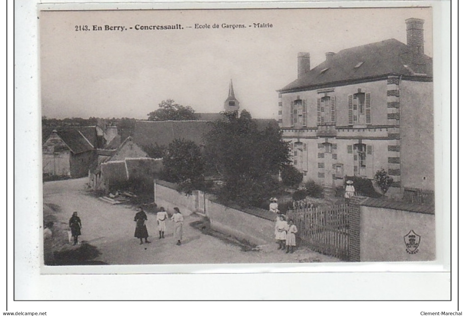 BERRY : Ecole Des Garcons Et Mairie - Tres Bon Etat - Sonstige & Ohne Zuordnung