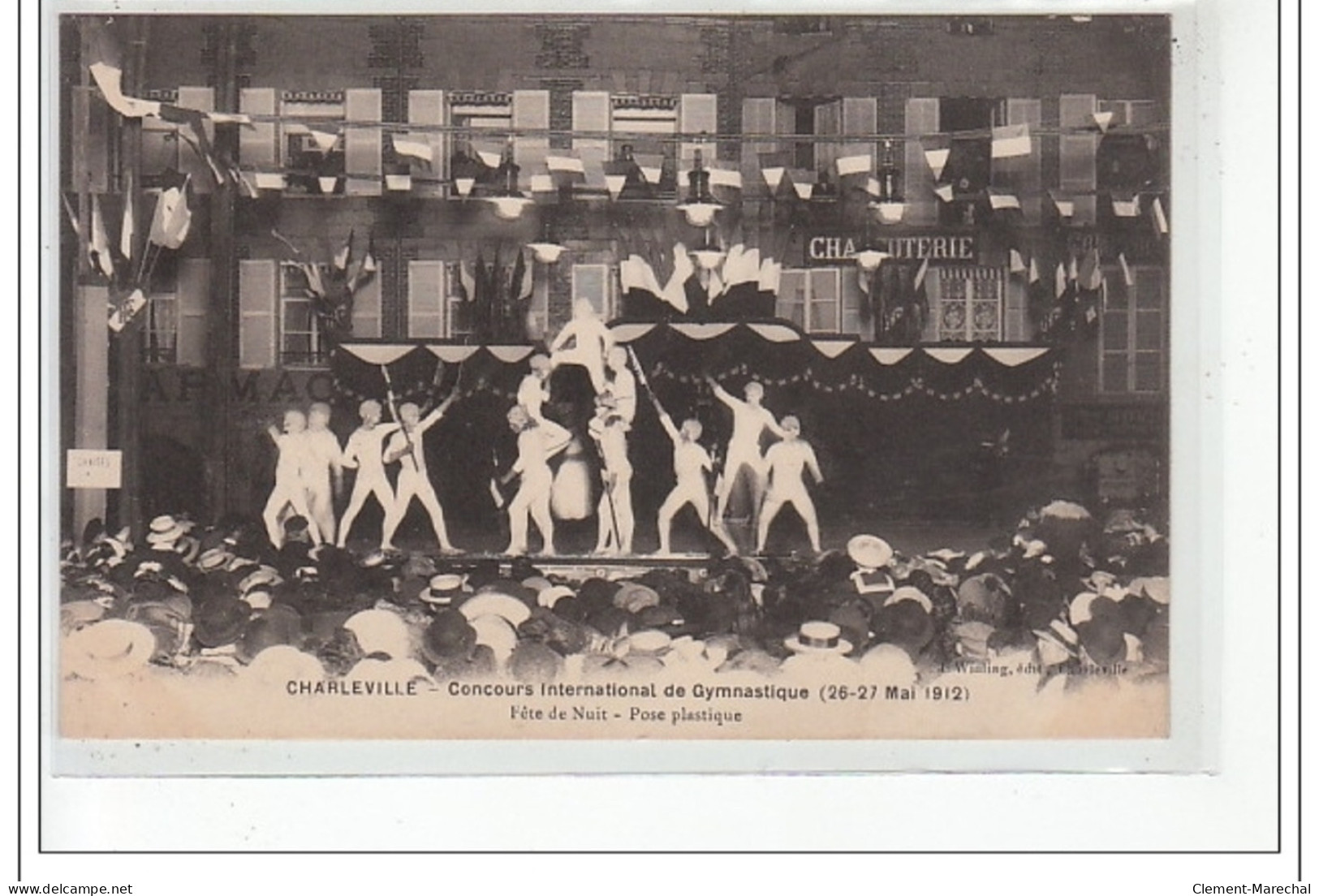 CHARLEVILLE - Concours International De Gymnastique 1912: Fête De Nuit - Pose Plastique - Très Bon état - Charleville