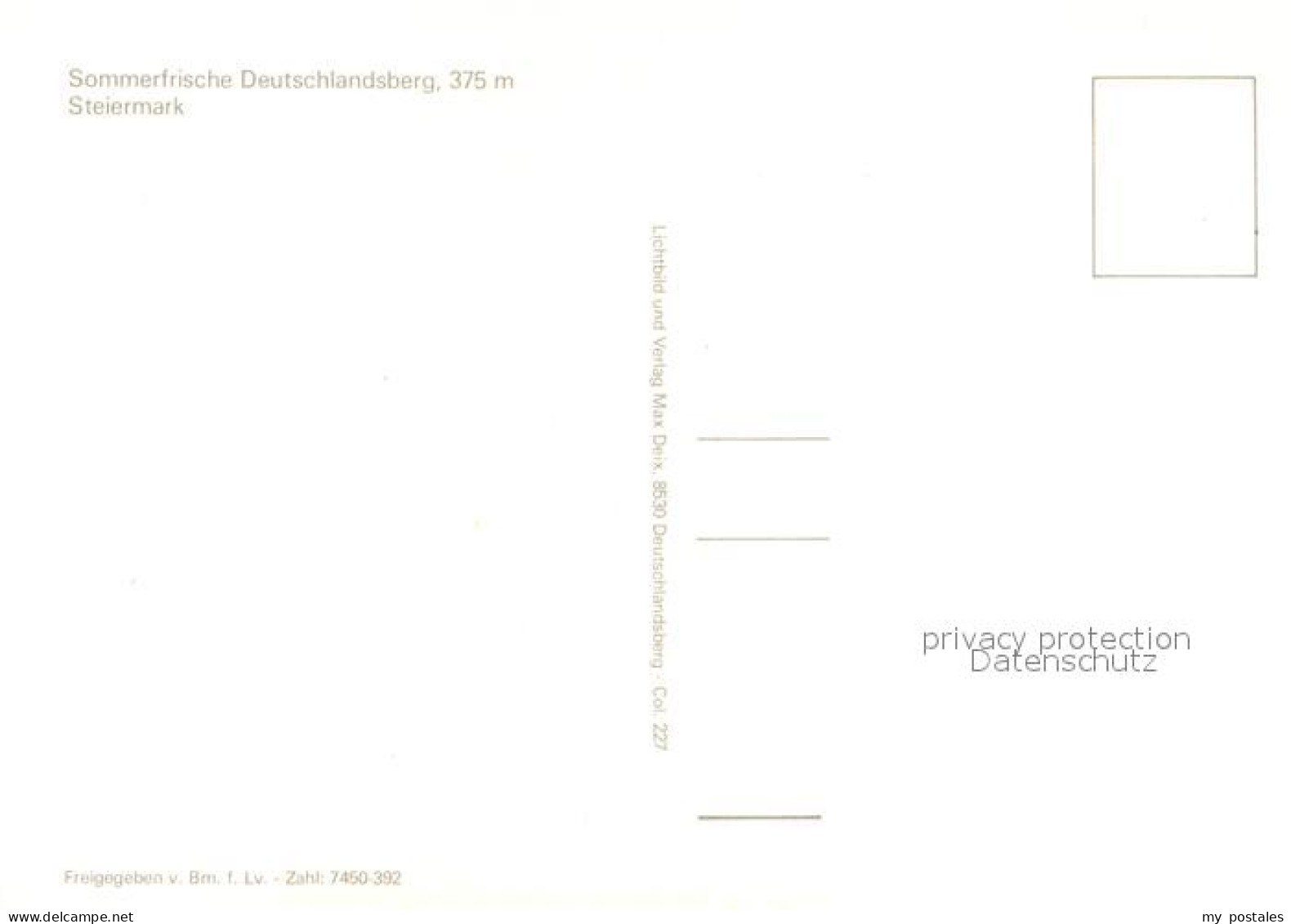 73602981 Deutschlandsberg Fliegeraufnahme Deutschlandsberg - Autres & Non Classés