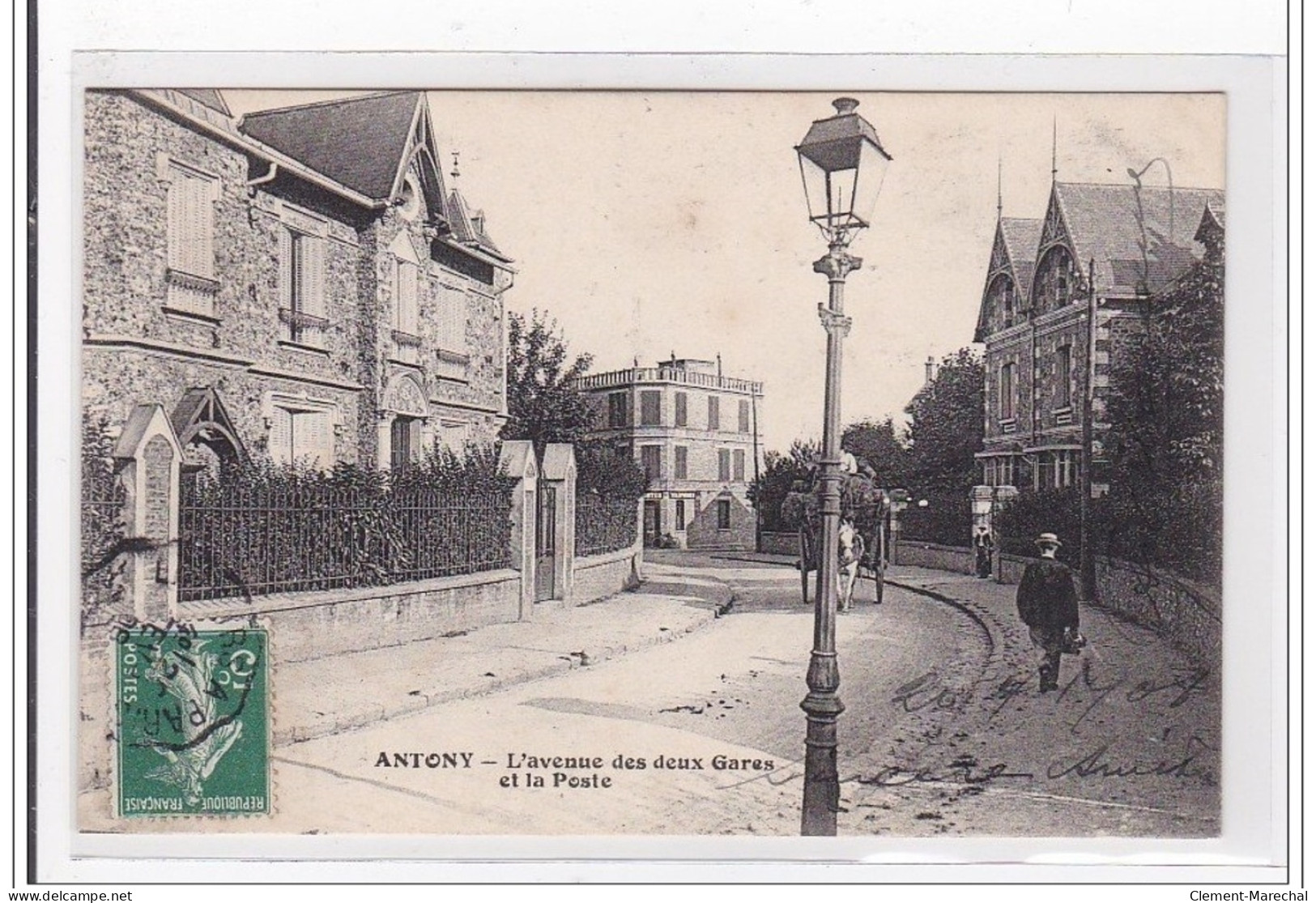 ANTONY : L'avenue Des Deux Gares Et La Poste - Tres Bon Etat - Antony