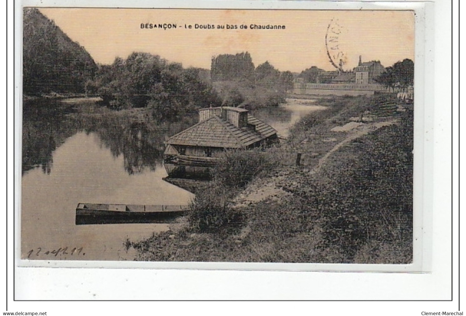 BESANçON - Le Doubs Au Bas De Chaudanne - état - Besancon