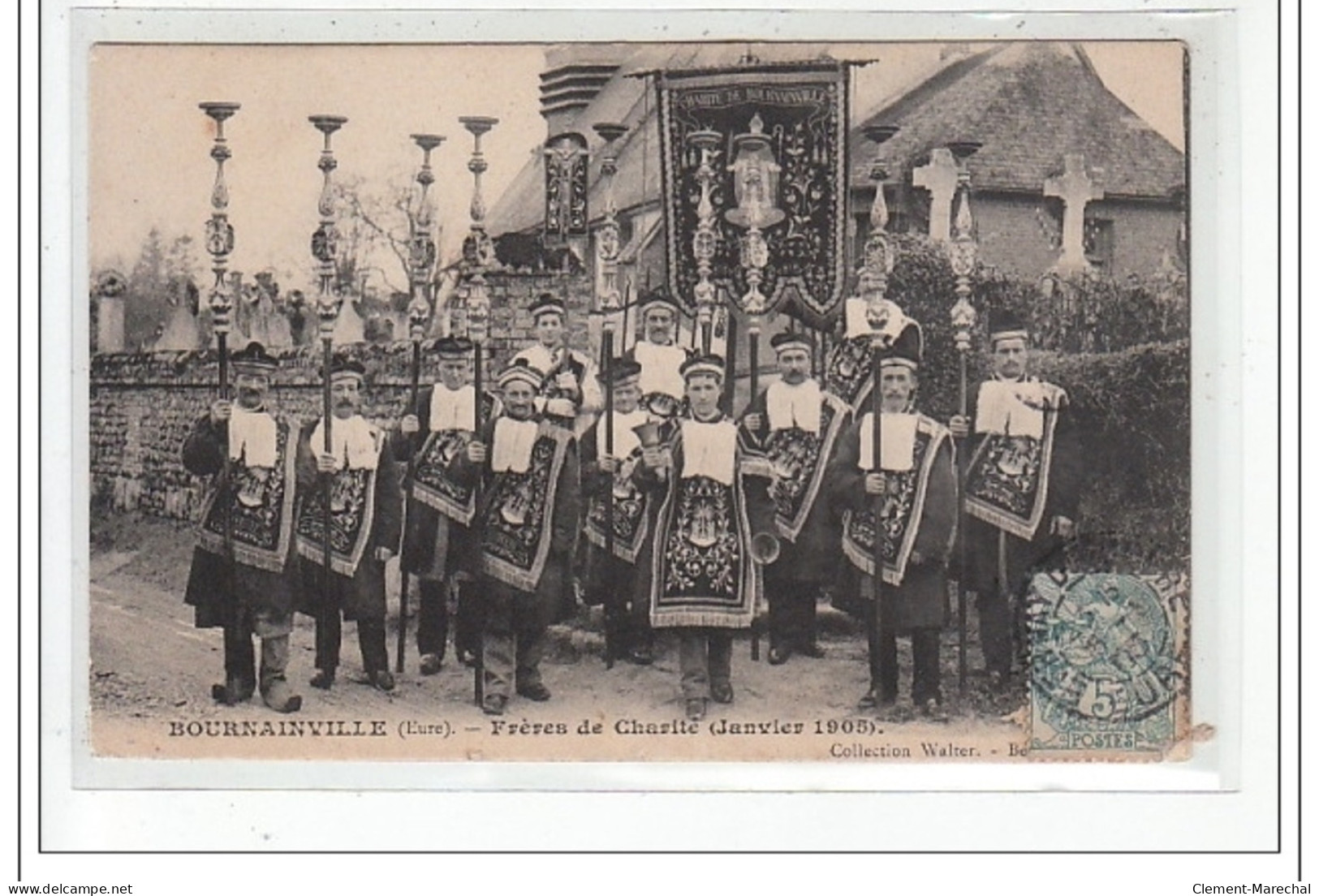 BOURNAINVILLE - Frères De Charité (Janvier 1905) - Très Bon état - Sonstige & Ohne Zuordnung