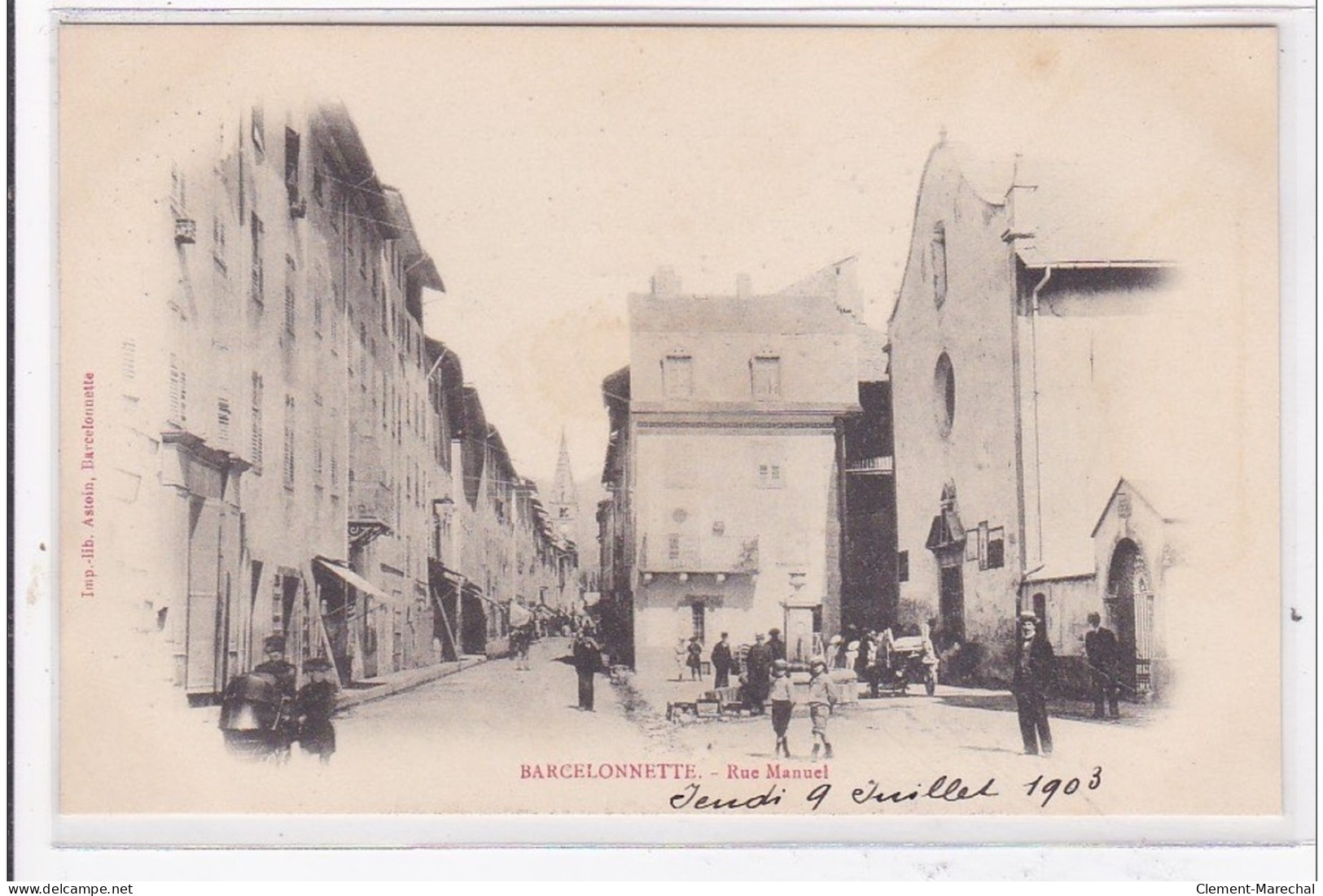 BARCELONNETTE : Rue Manuel - Tres Bon Etat - Barcelonnetta