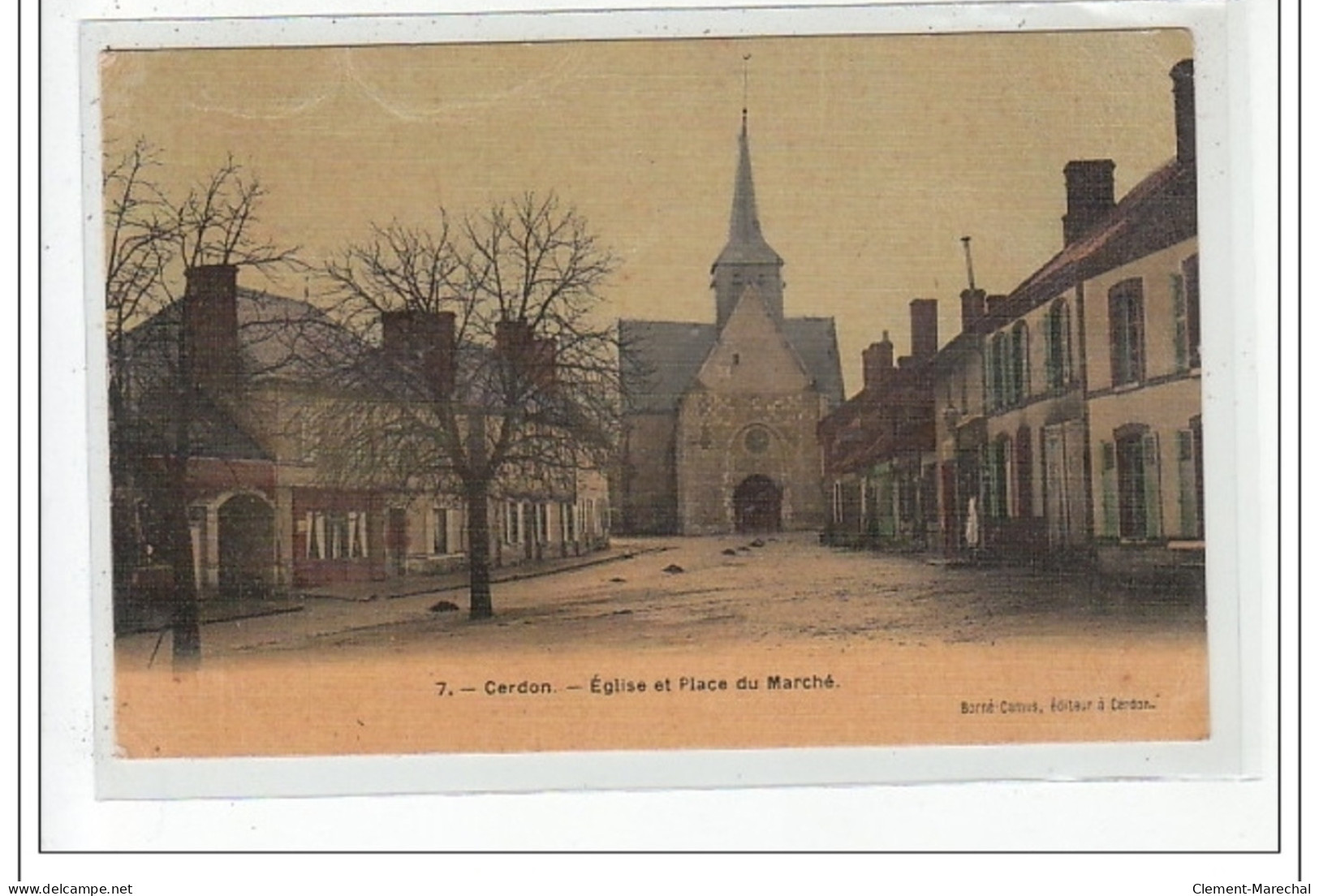 CERDON : Eglise Et Place Du Marché - Tres Bon état - Sonstige & Ohne Zuordnung