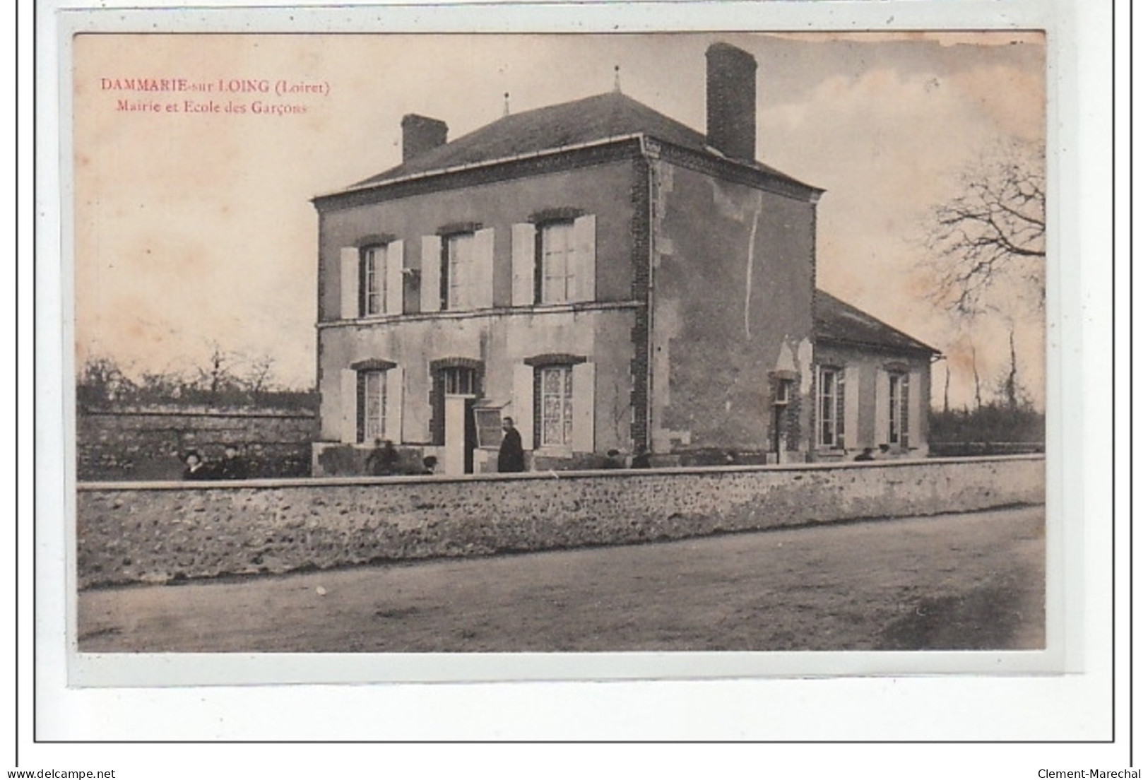DAMMARIE-sur-LOING : Mairie Et Ecole Des Garcons - Tres Bon état - Sonstige & Ohne Zuordnung