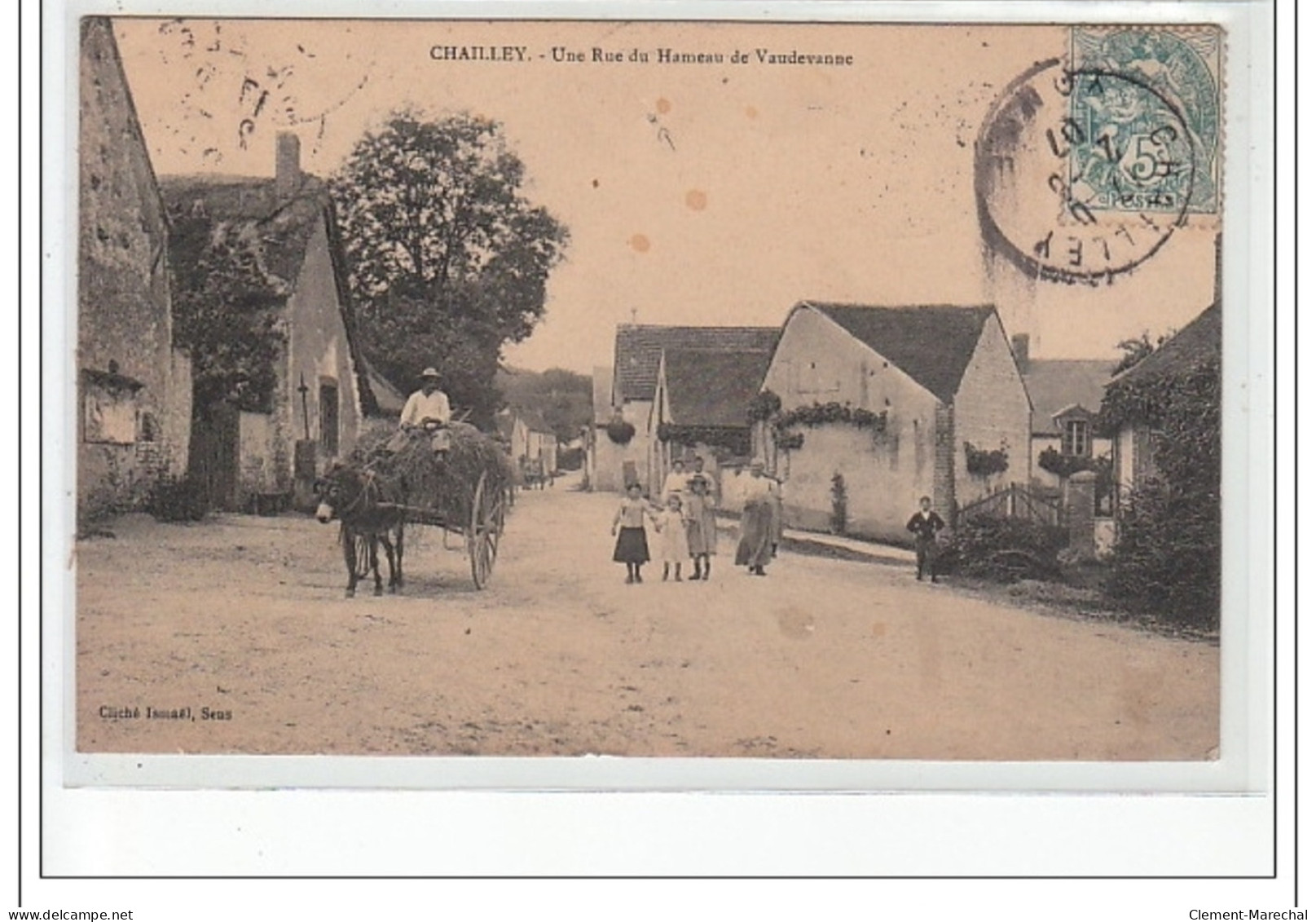 CHAILLEY - Une Rue Du Hameau De Vaudevanne - état - Saint Valerien