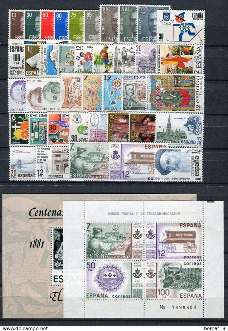 Spain 1980-1984 FIVE Complete Years ** MNH. - Collections (sans Albums)