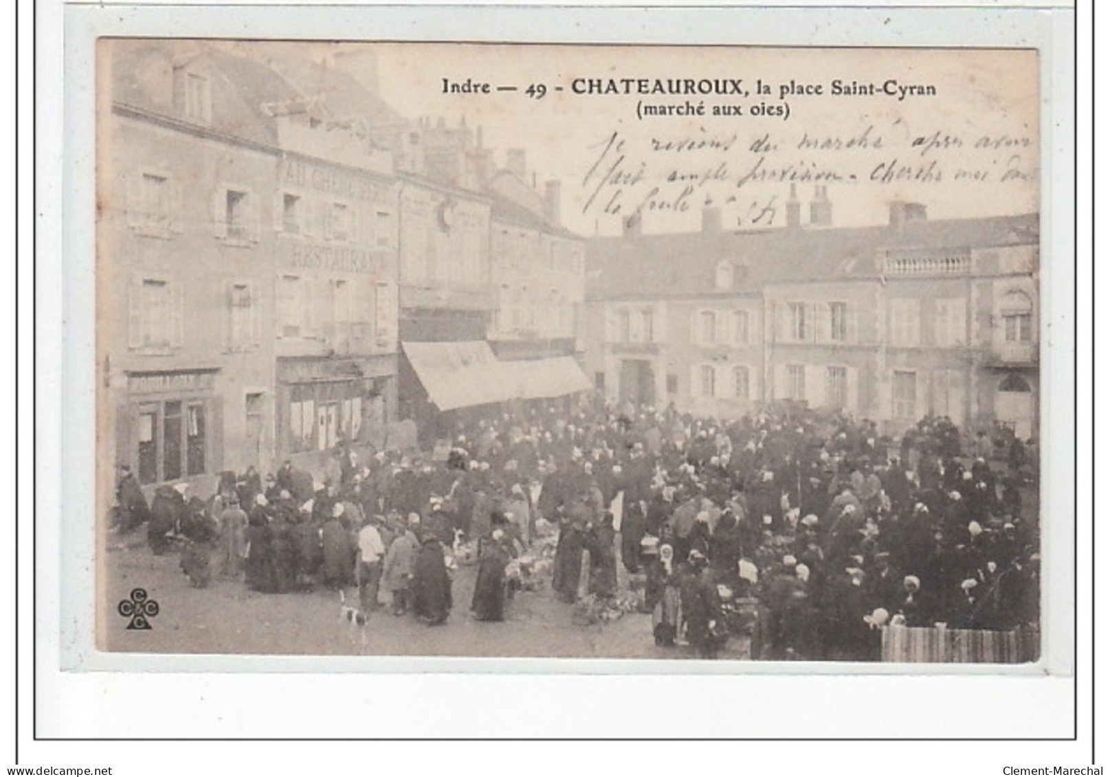 CHATEAUROUX - La Place Saint Cyran - Marché Aux Oies - état - Chateauroux