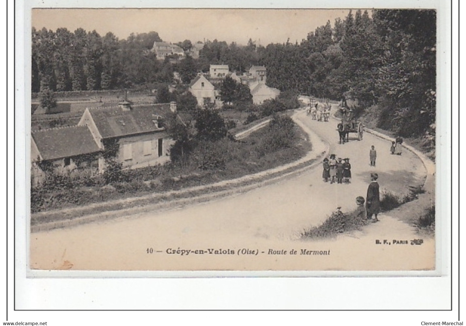 CREPY EN VALOIS - Route De Mermont - Très Bon état - Crepy En Valois