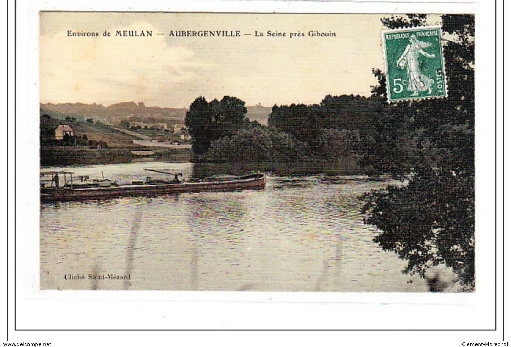 AUBERGENVILLE : La Seine Pres Gibouin - Tres Bon état - Aubergenville