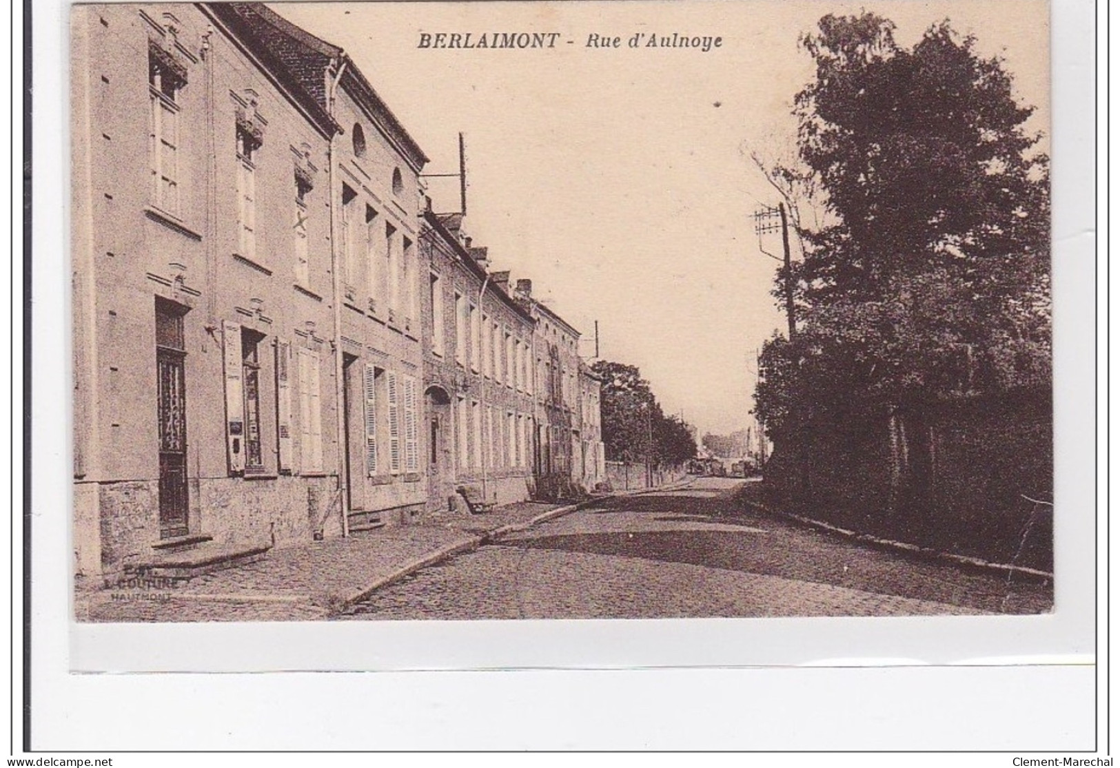 BERLAIMONT : Rue D'aulnoye - Etat - Berlaimont