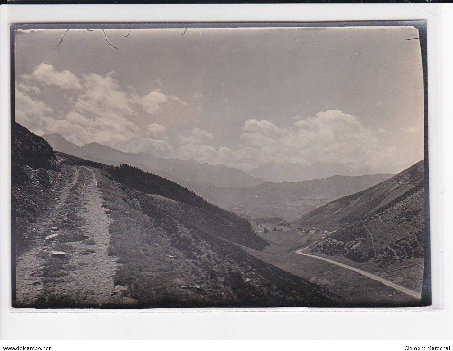 Pyrénées-Orientales, Col De Peyresourde, La Vallée, Environ 15x10cm, Années 1920-30 - Très Bon état - Lieux