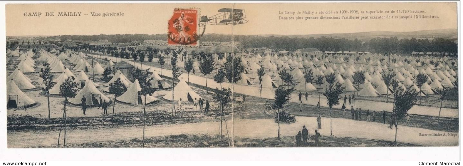 Carte Panoramique - MAILLY - Vue Générale Du Camp (28x9) - Très Bon état - Mailly-le-Camp
