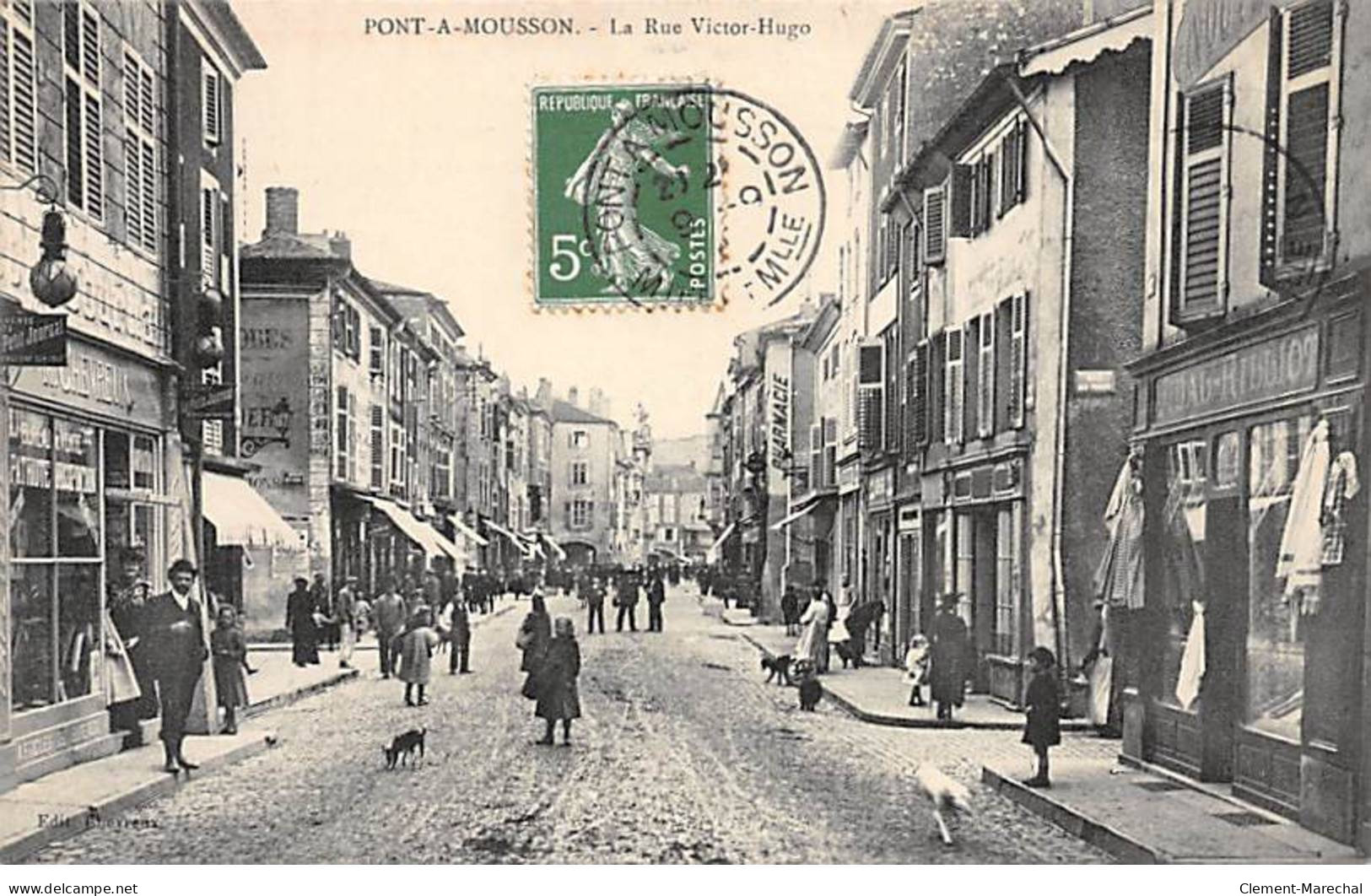 PONT A MOUSSON - La Rue Victor Hugo - Très Bon état - Pont A Mousson