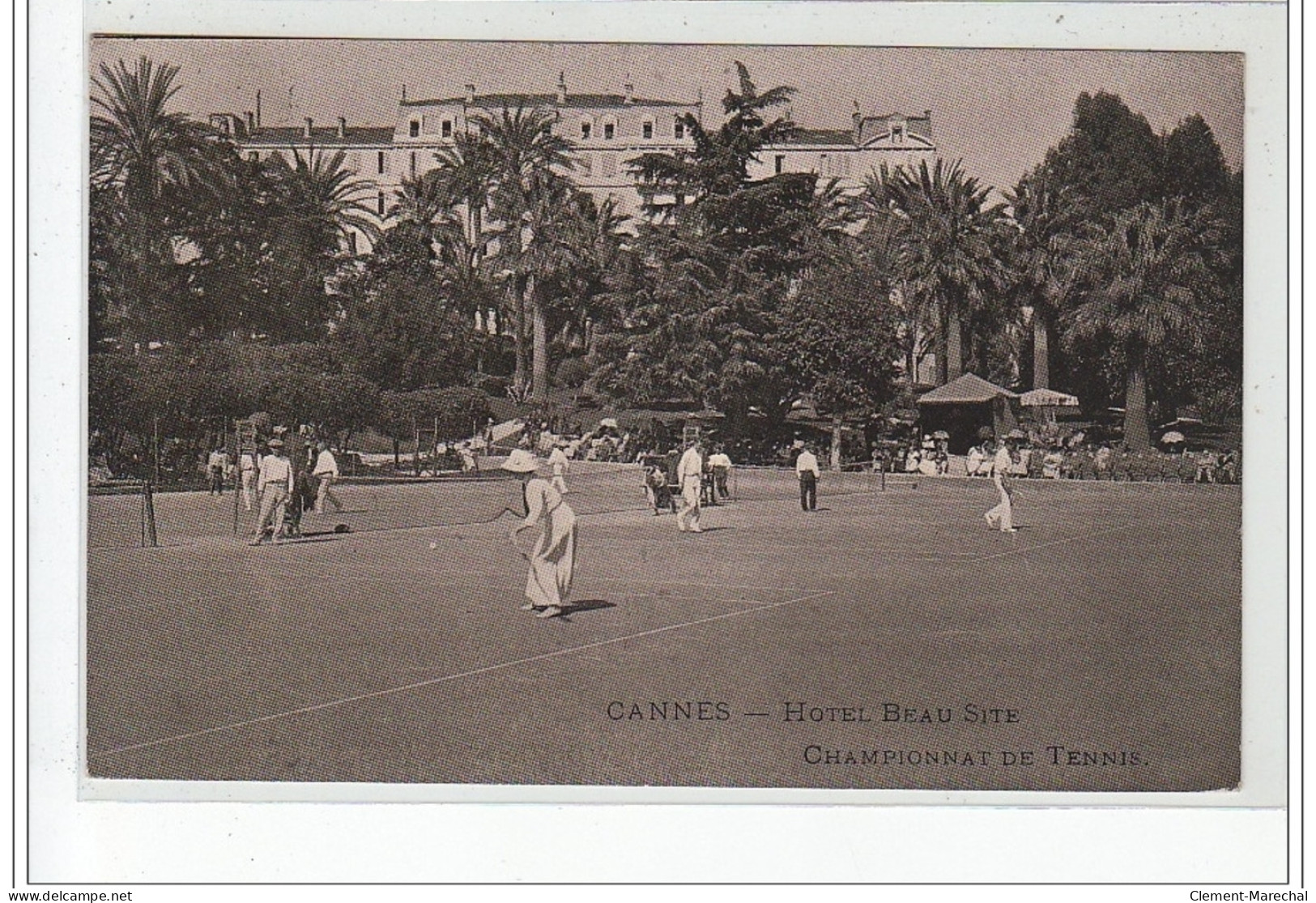 CANNES - Hôtel Beau Site - Championnat De Tennis - Très Bon état - Cannes